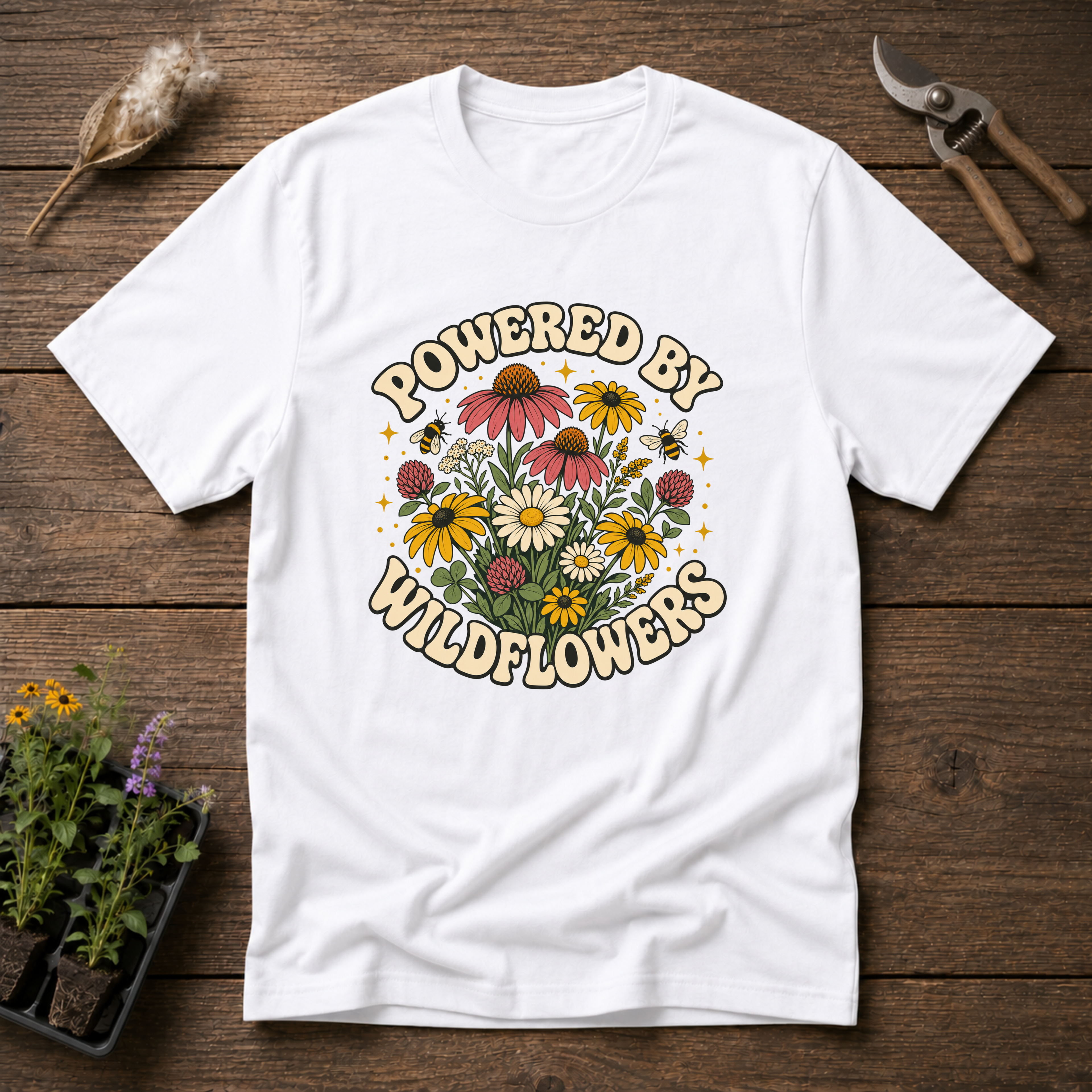 Powered By Wildflowers T-Shirt