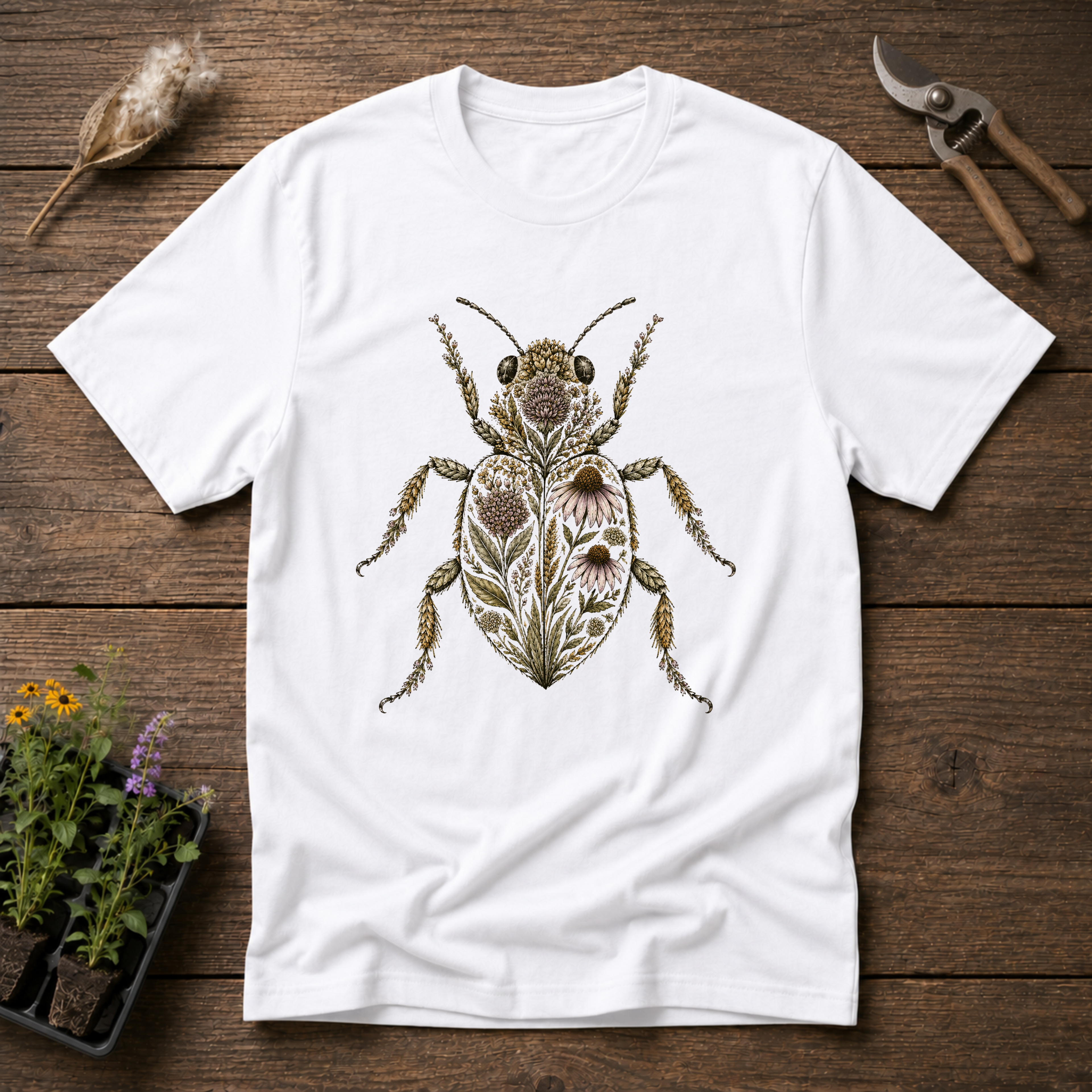 Botanical Beetle T-Shirt