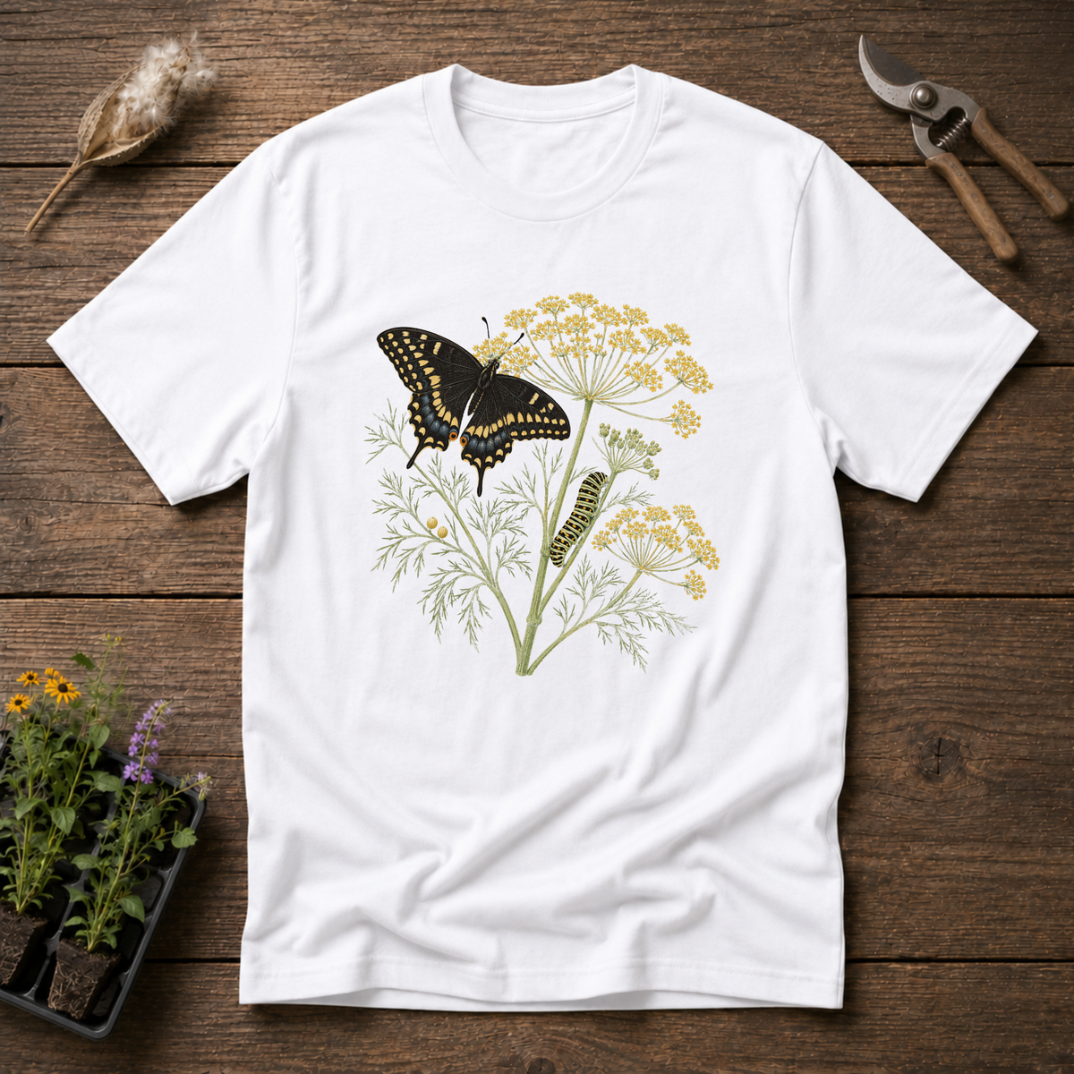 Black Swallowtail Fennel T-Shirt