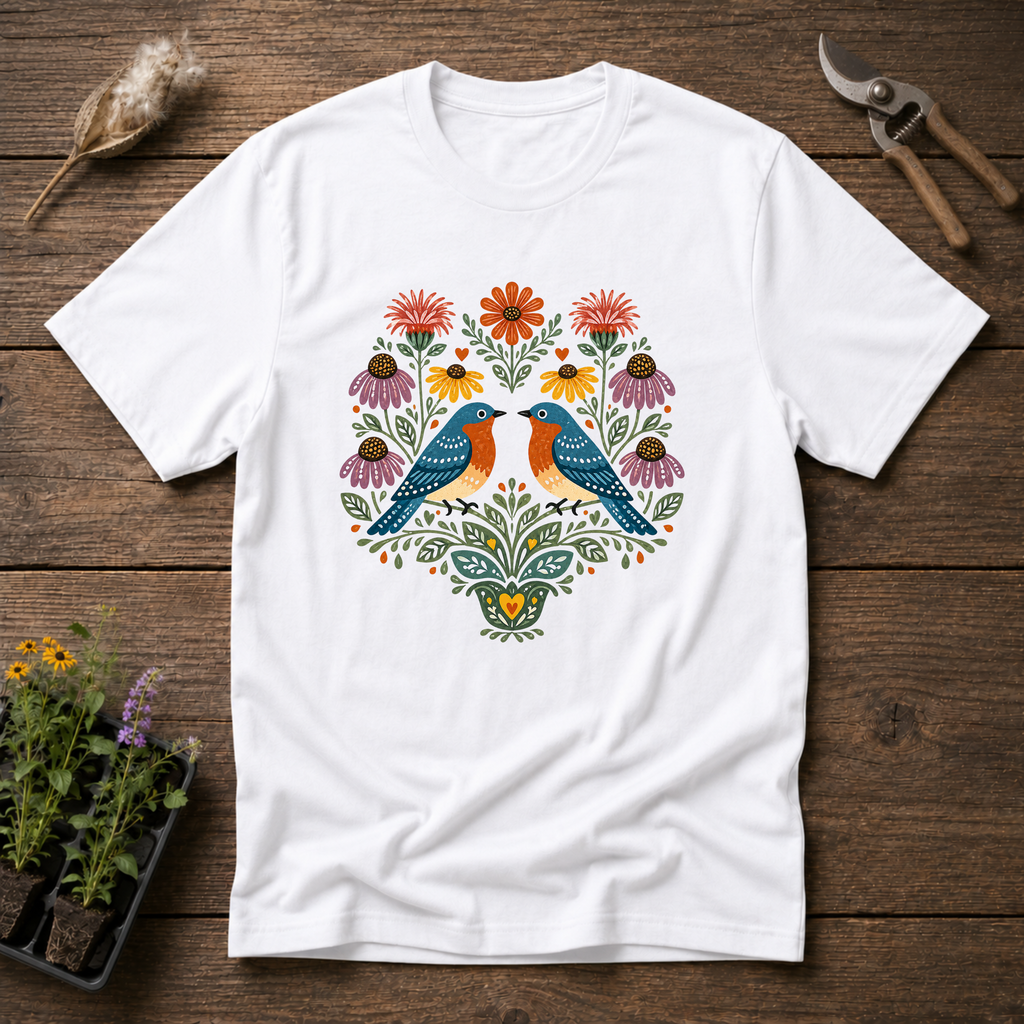Folk Birds T-Shirt