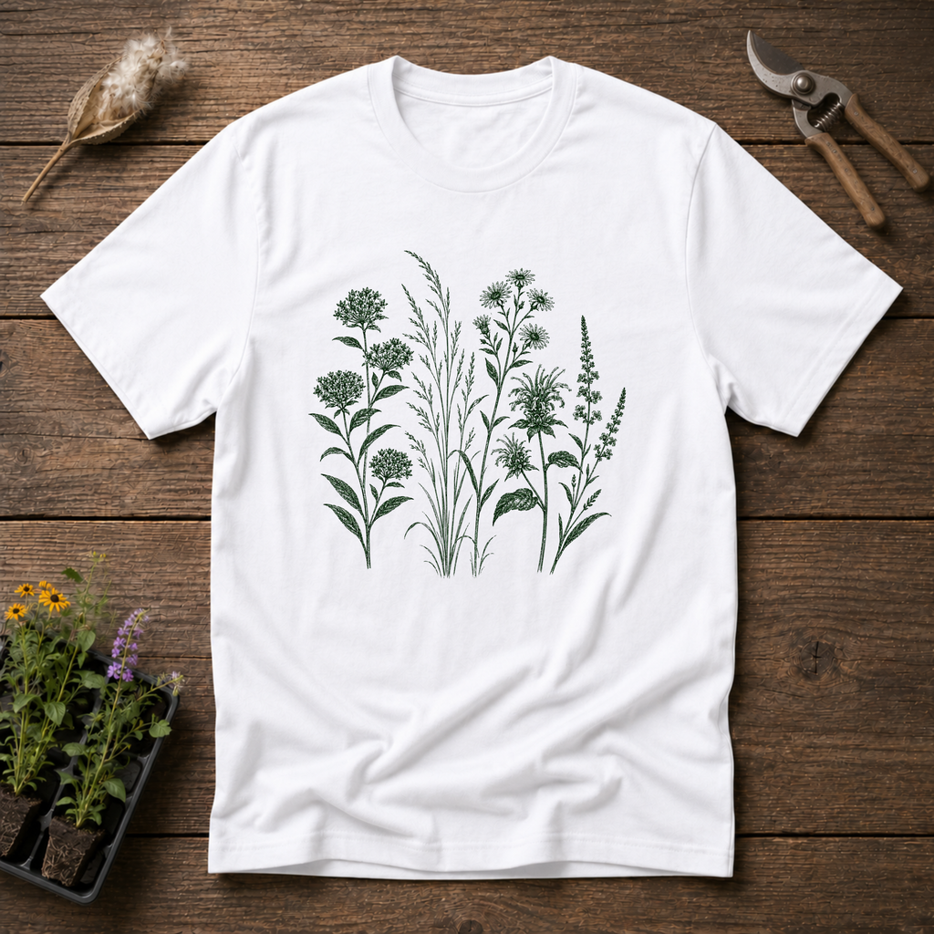 Minimalist Wildflowers T-Shirt