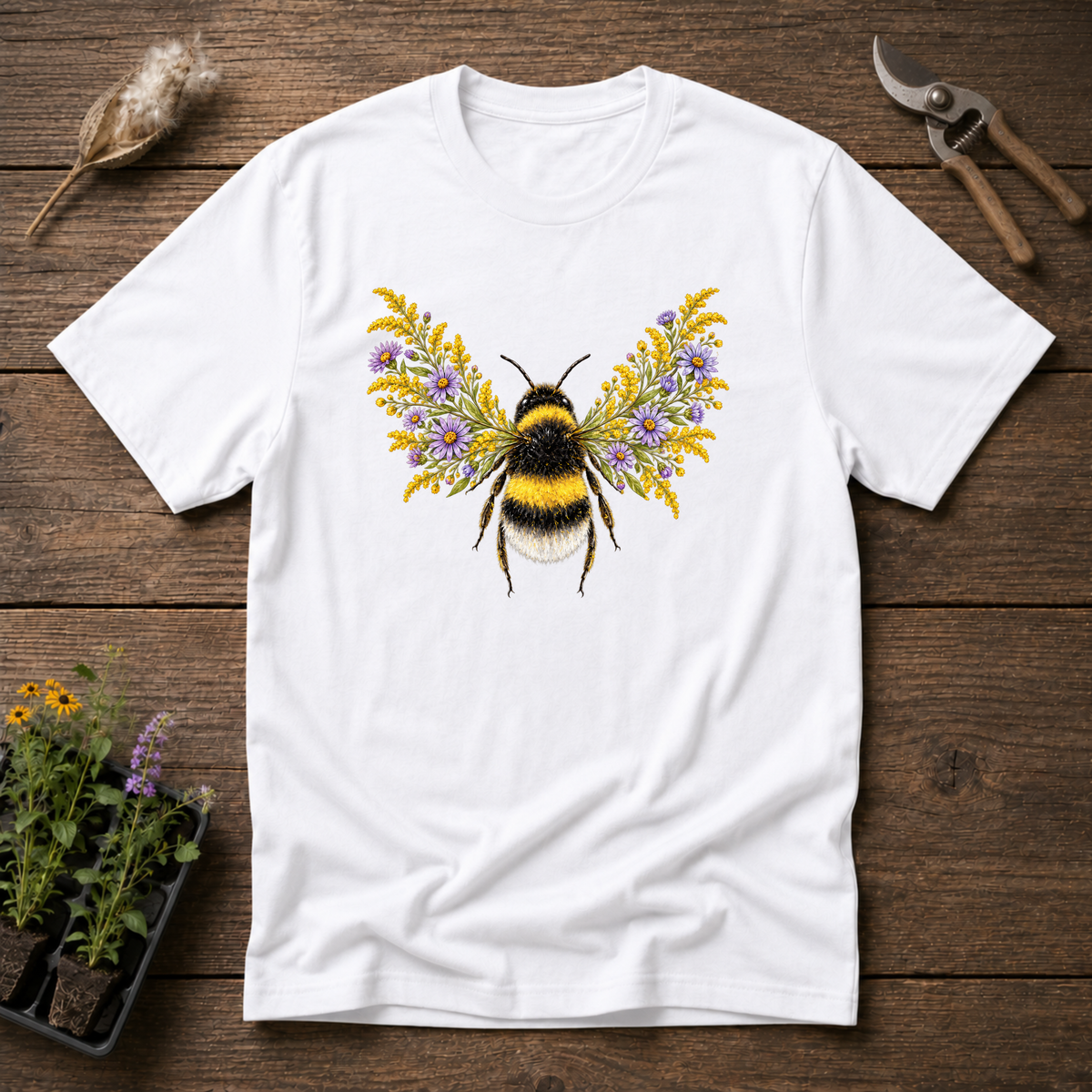 Floral Bumblebee T-Shirt