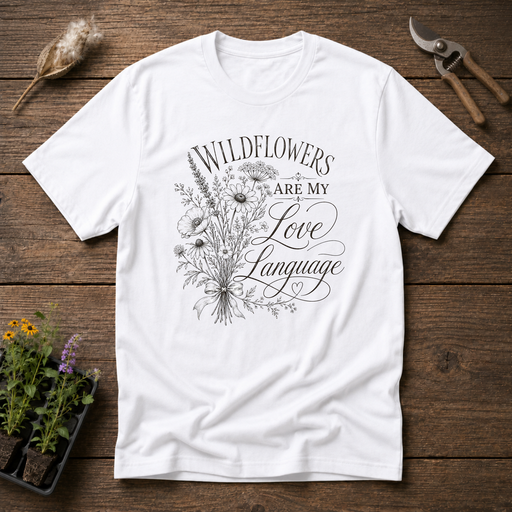 Wildflowers Are My Love Language T-Shirt