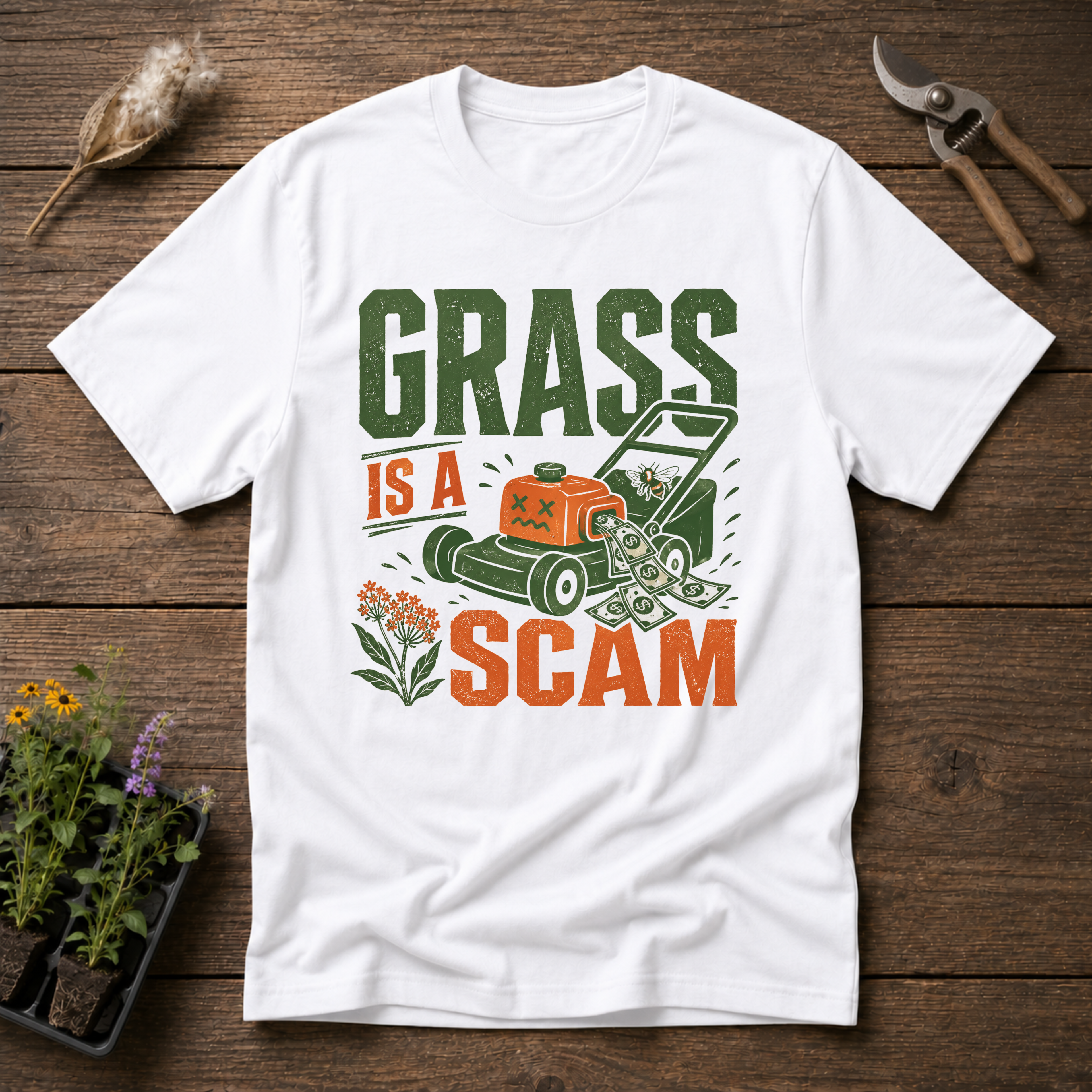 Grass Is A Scam T-Shirt