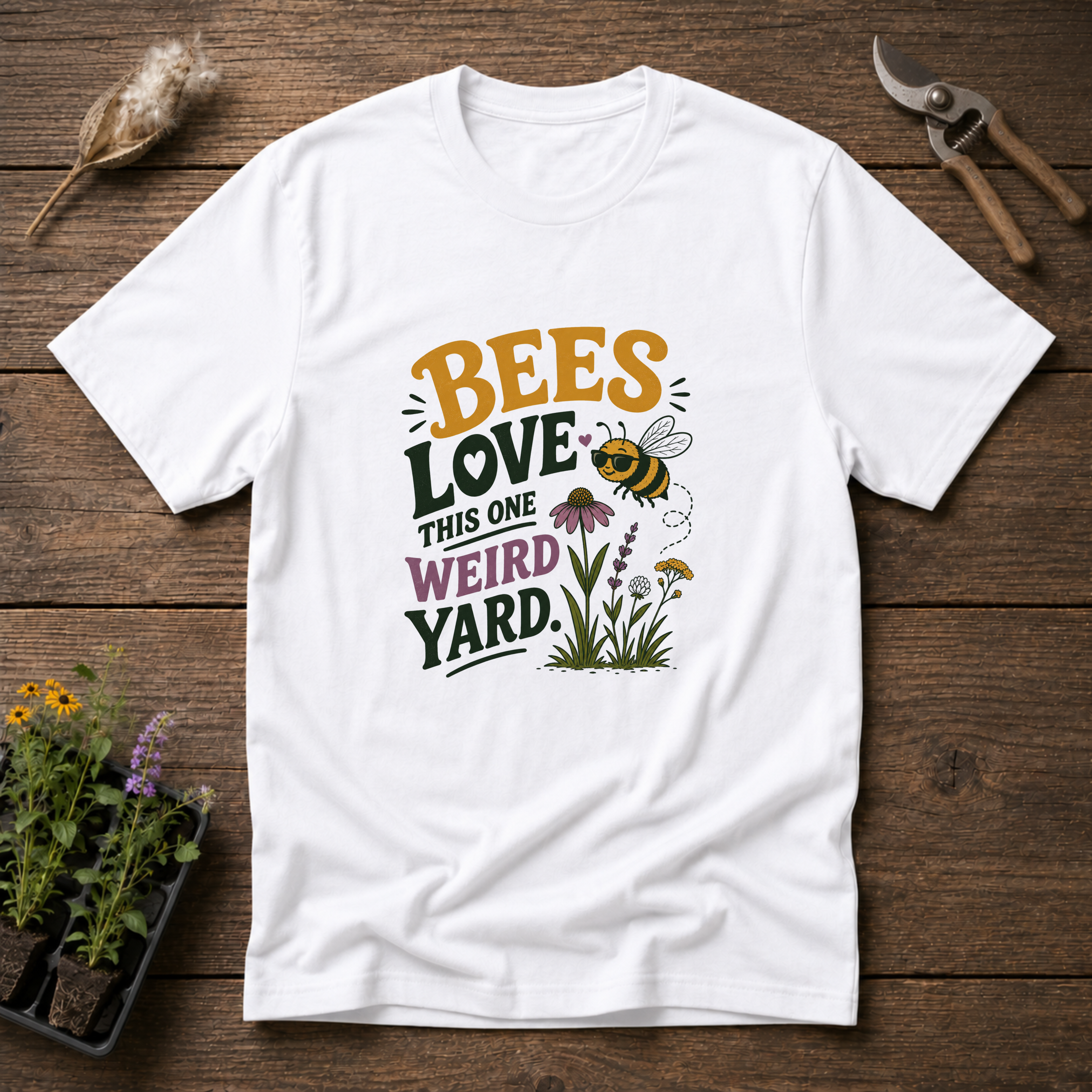 Bees Love This One Weird Yard T-Shirt