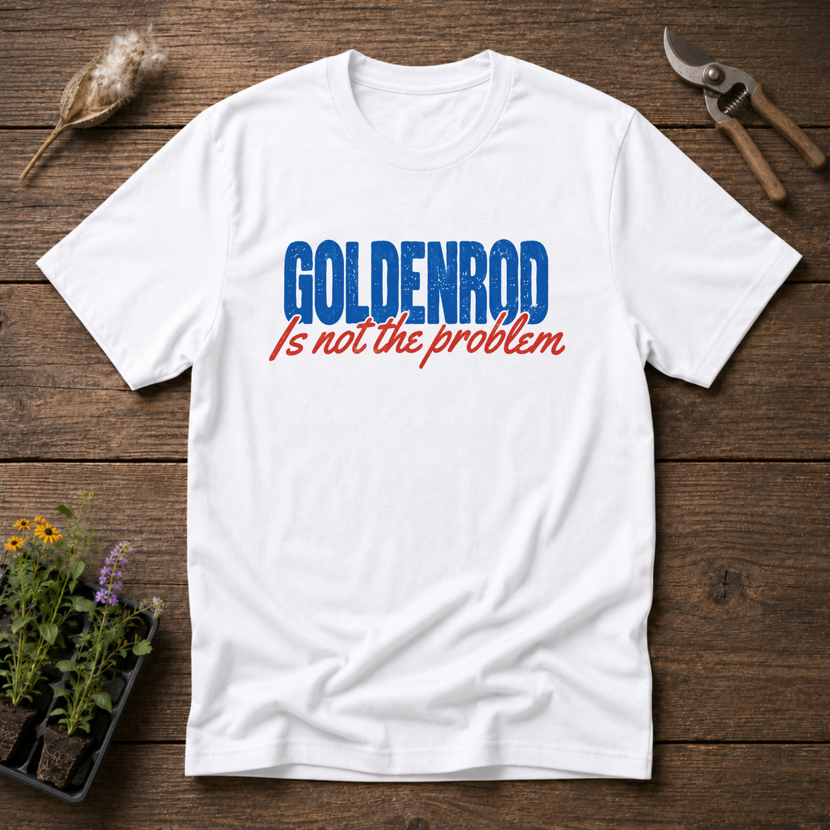 Not The Problem T-Shirt in White