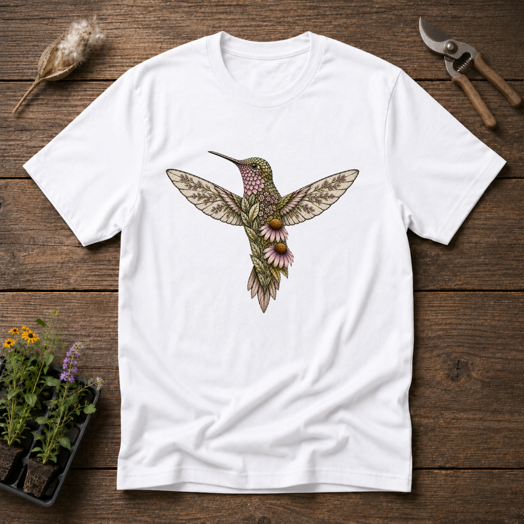 Botanical Hummingbird T-Shirt