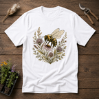 Honeybee Wildflower Wreath T-Shirt