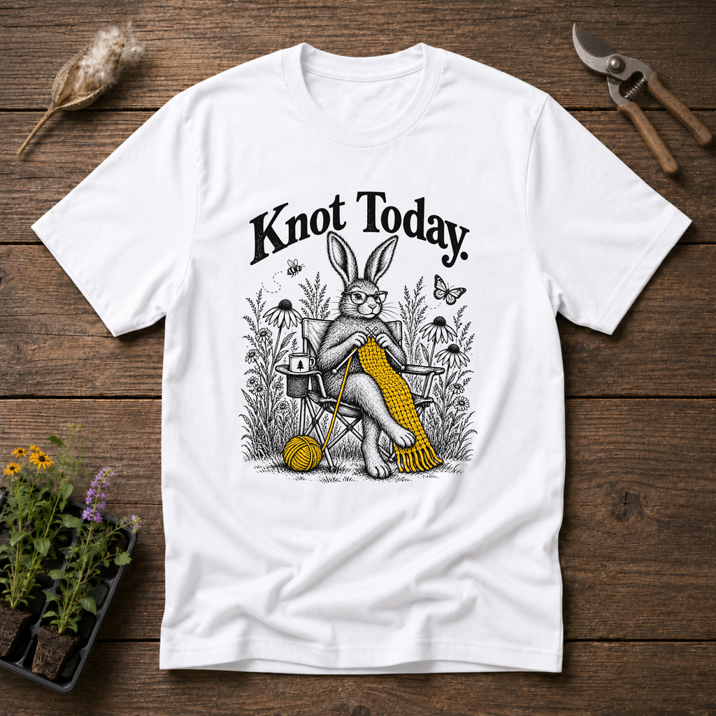 Knot Today T-Shirt in White