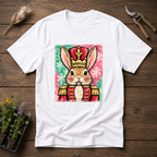 Cute Hare Nutcracker T-Shirt in White