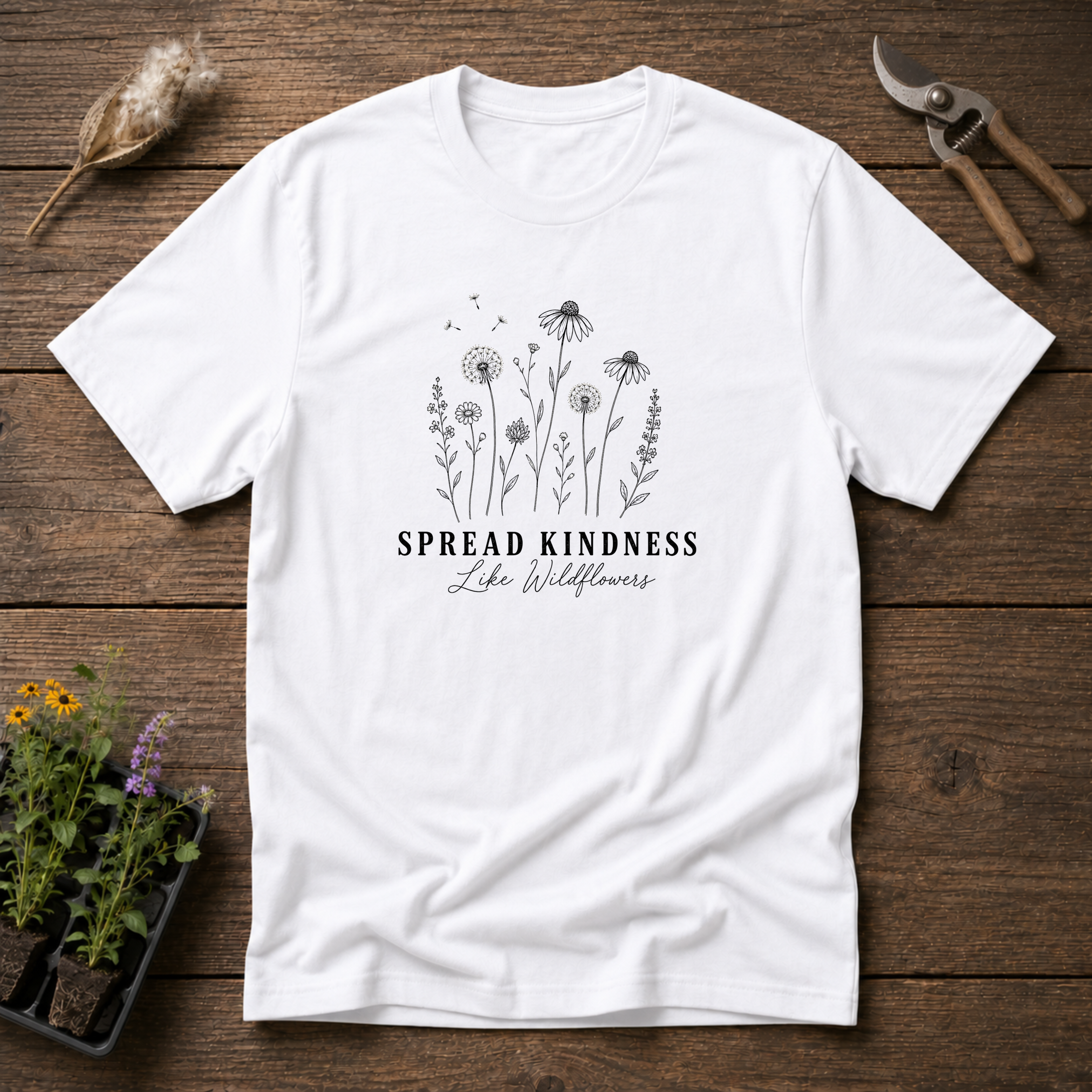 Spread Kindness Like Wildflowers T-Shirt