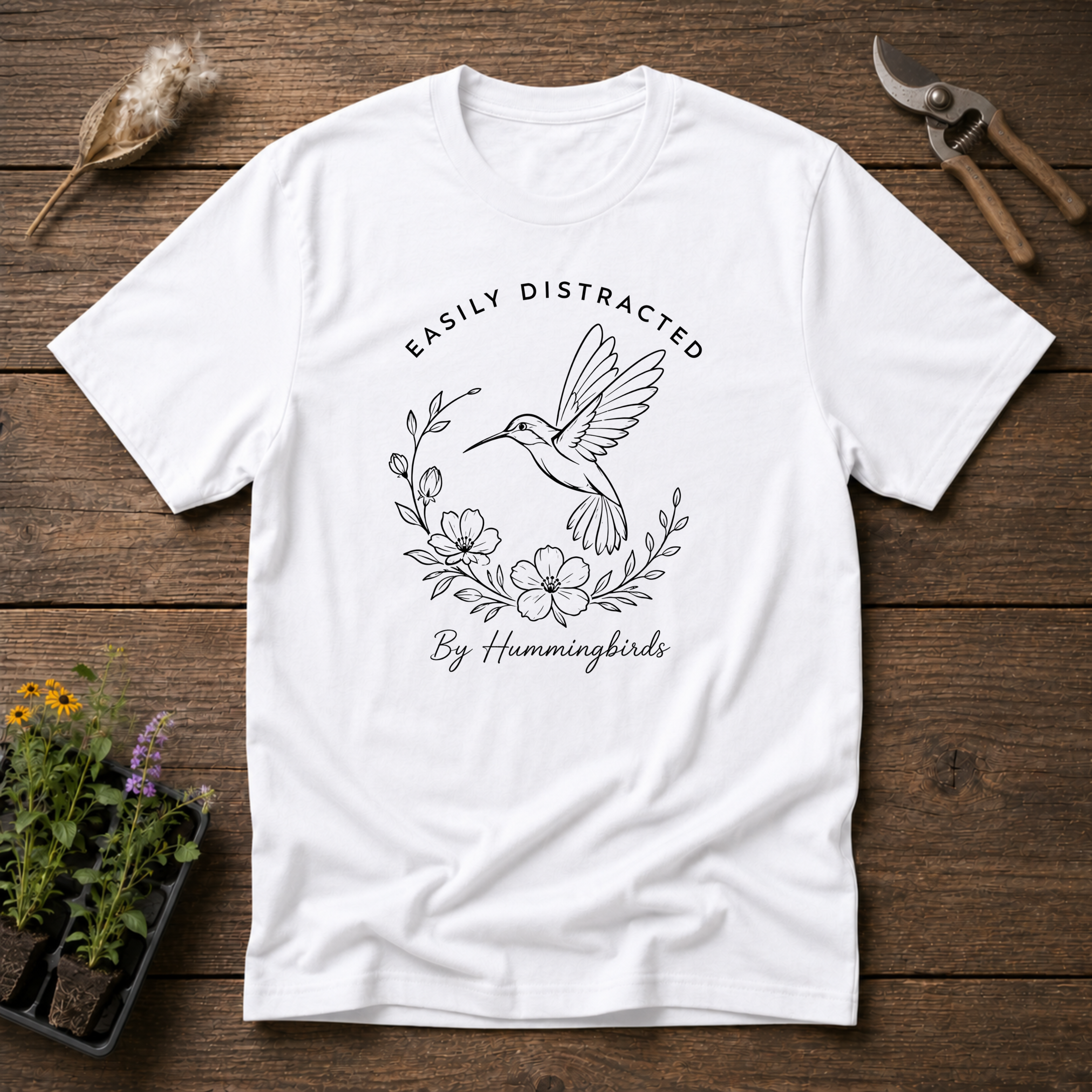 Easily Distracted By Hummingbirds T-Shirt