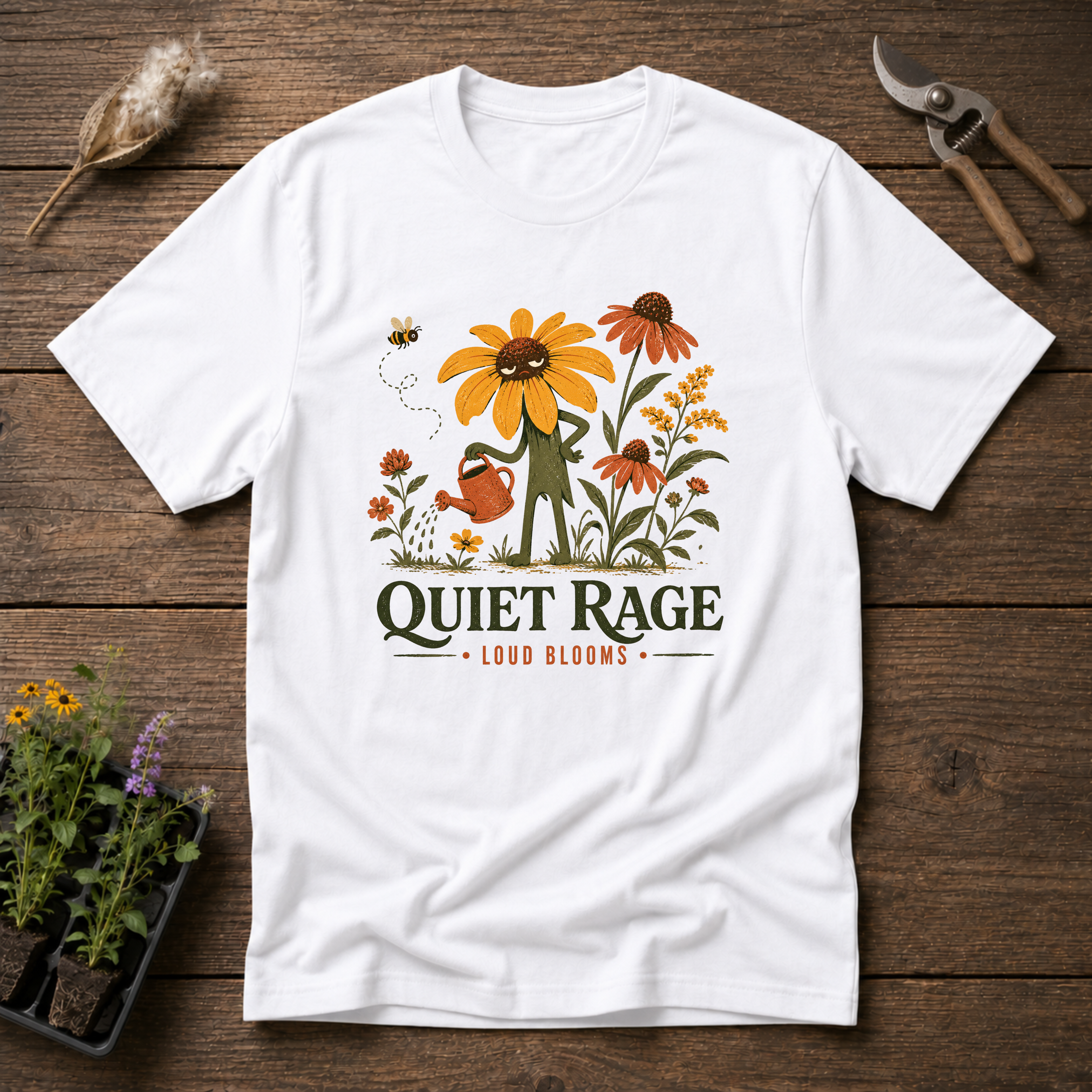 Quite Rage, Loud Blooms T-Shirt