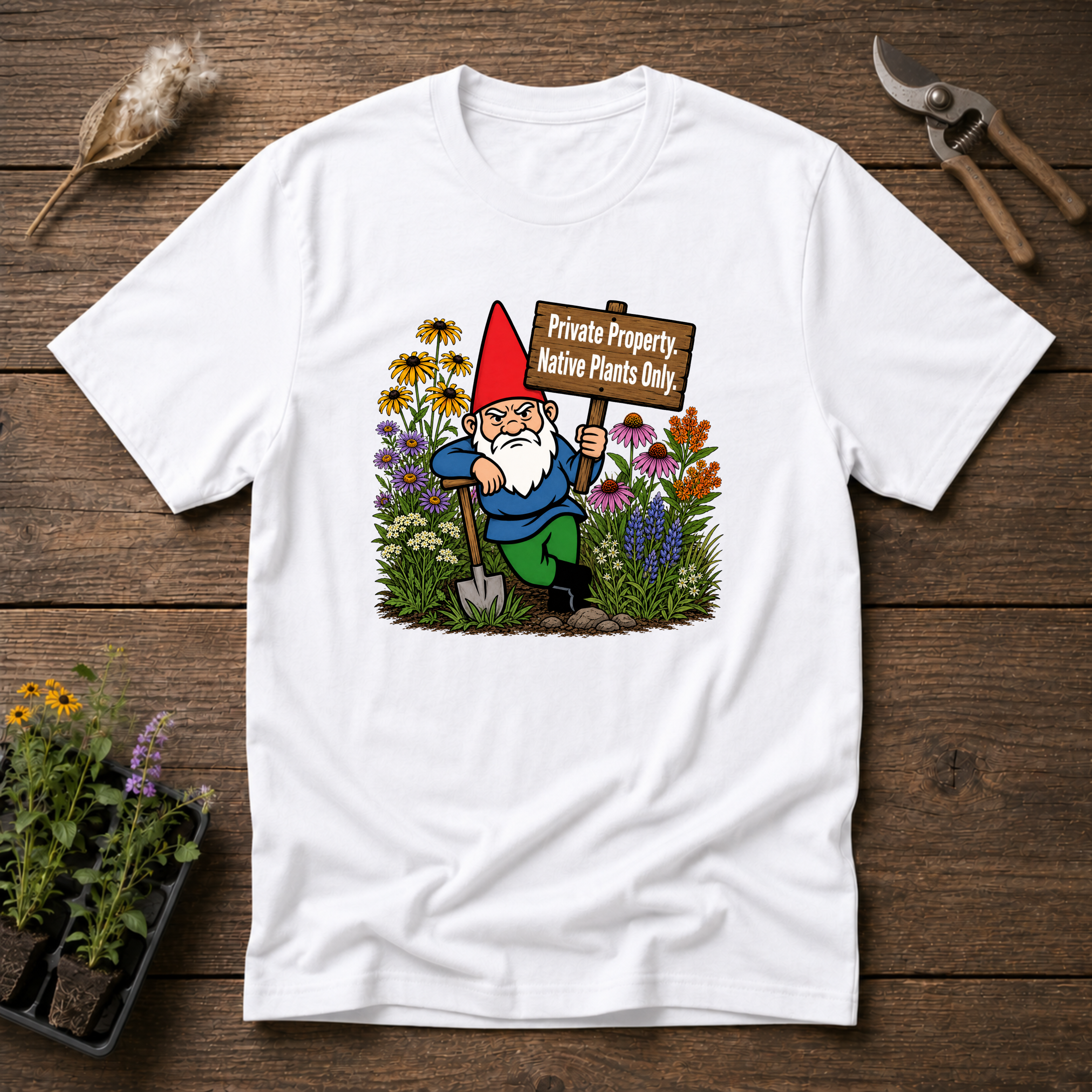 Private Property, Native Plants T-Shirt