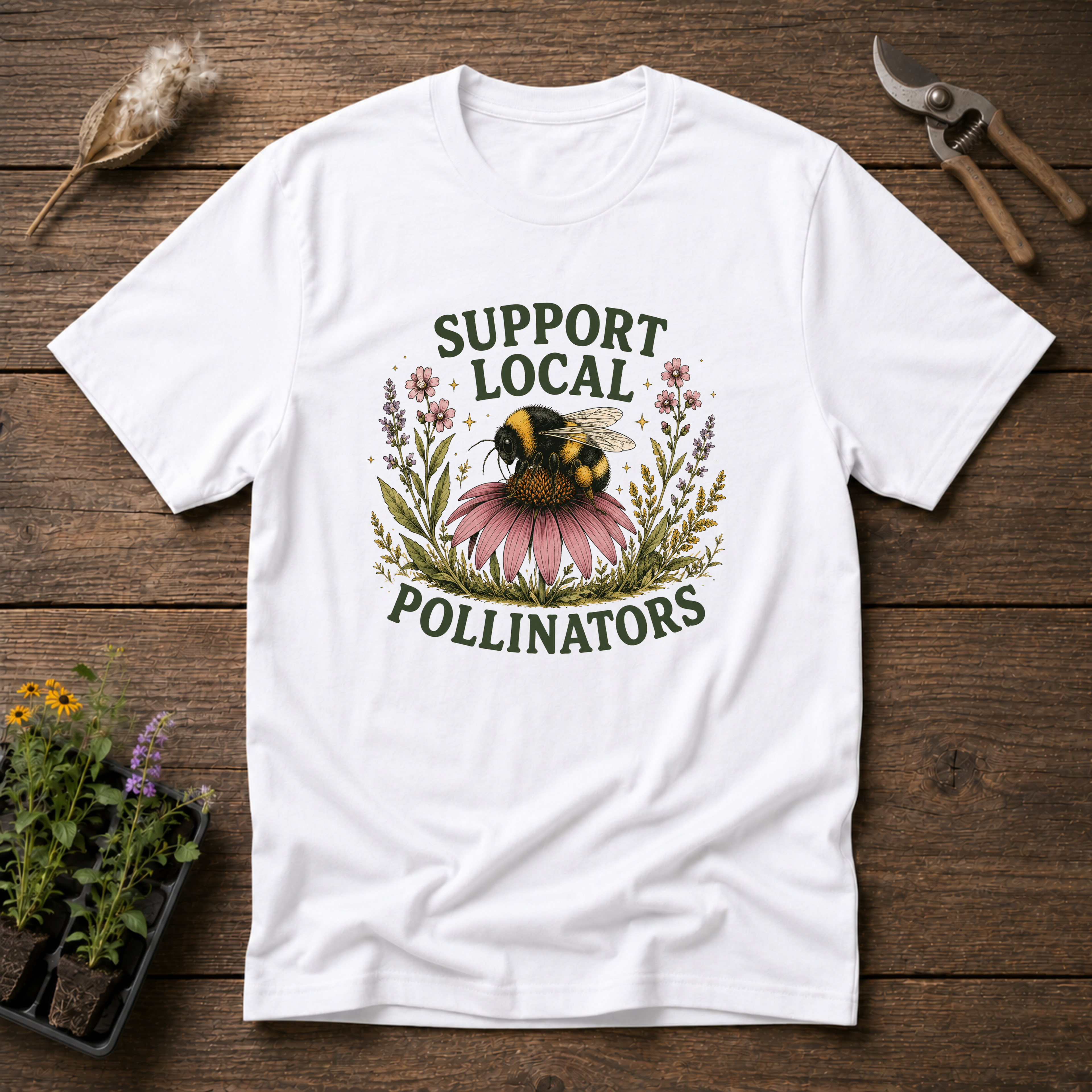 Support Local Pollinators T-Shirt