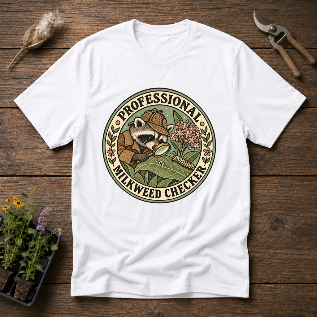 Professional Milkweed Checker T-Shirt