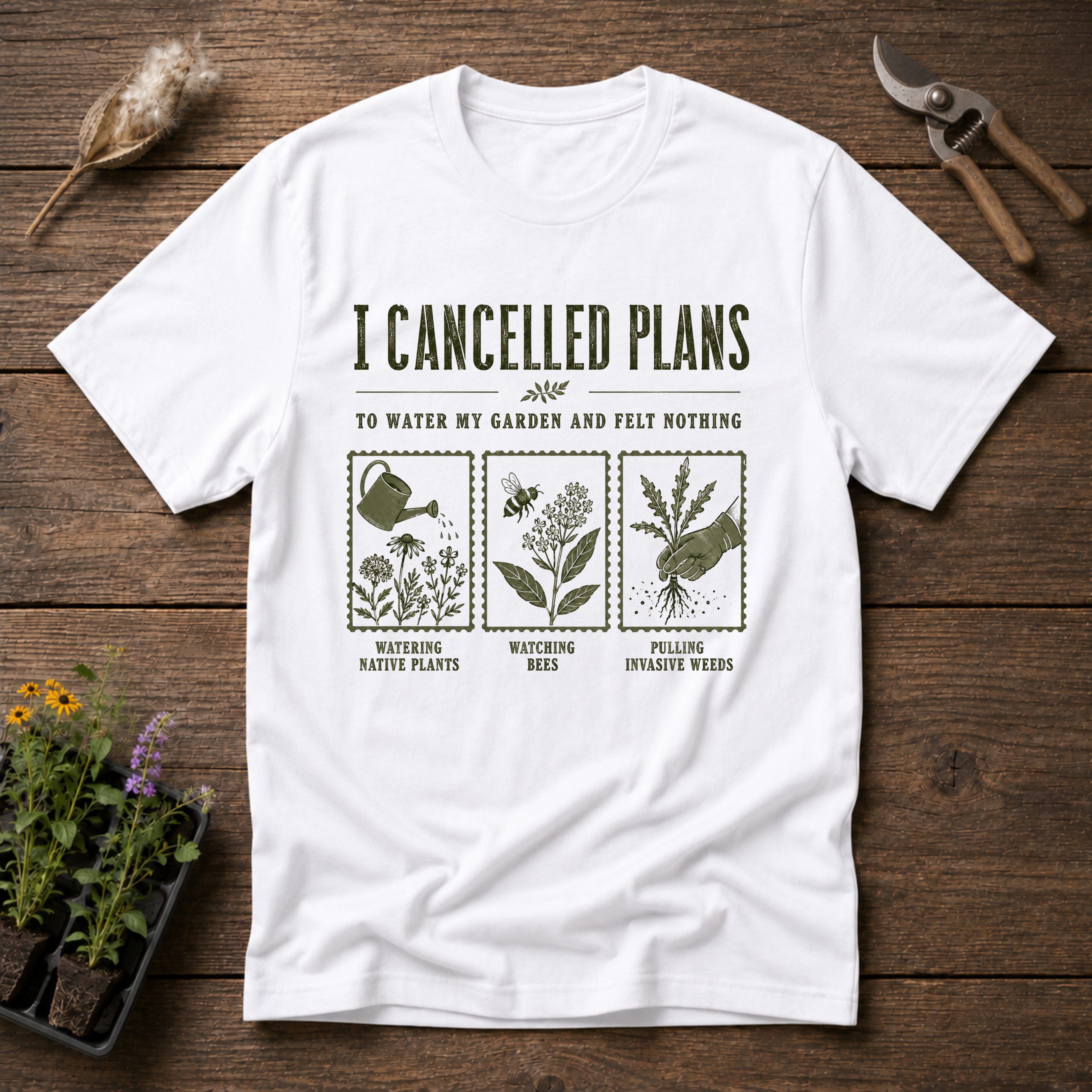 I Cancelled Plans T-Shirt