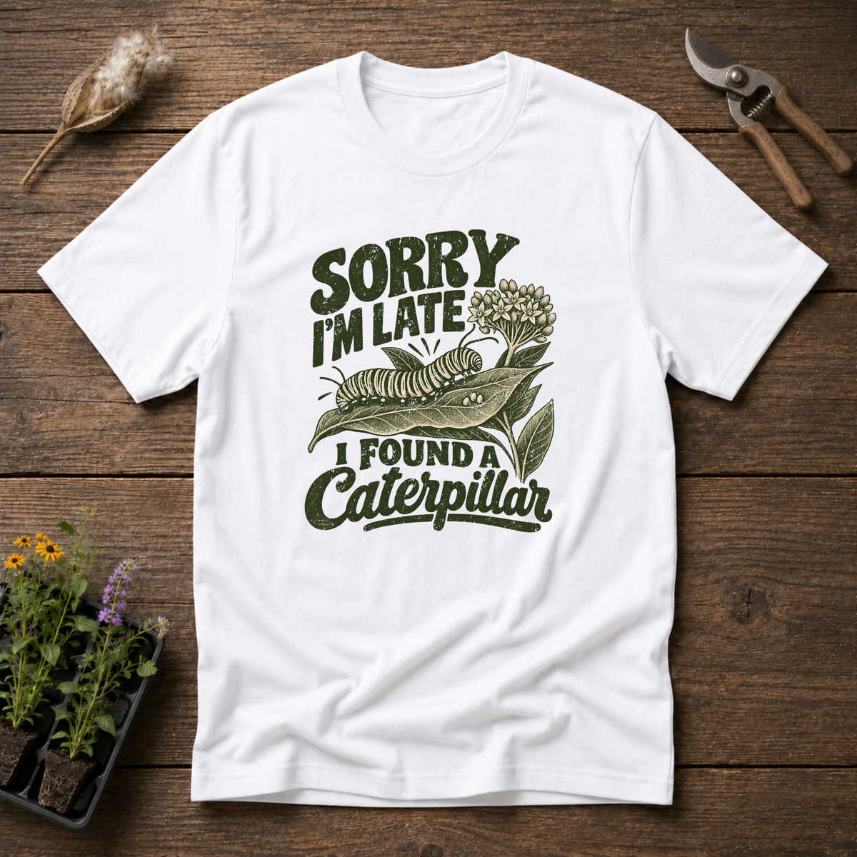 Found a Caterpillar T-Shirt