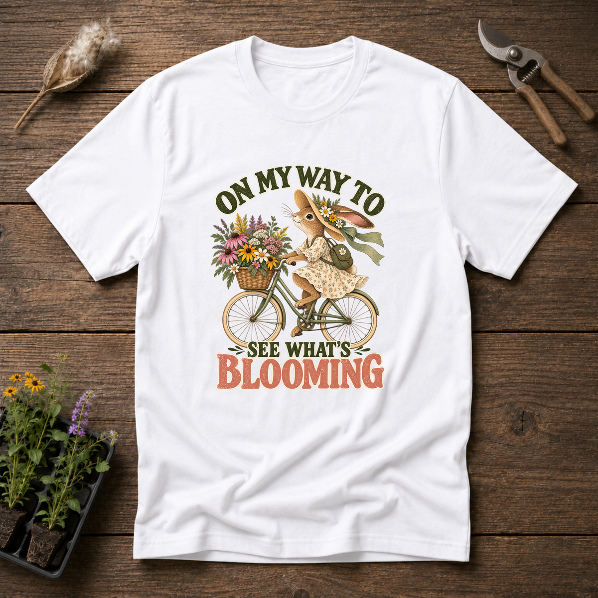 See What's Blooming T-Shirt in White