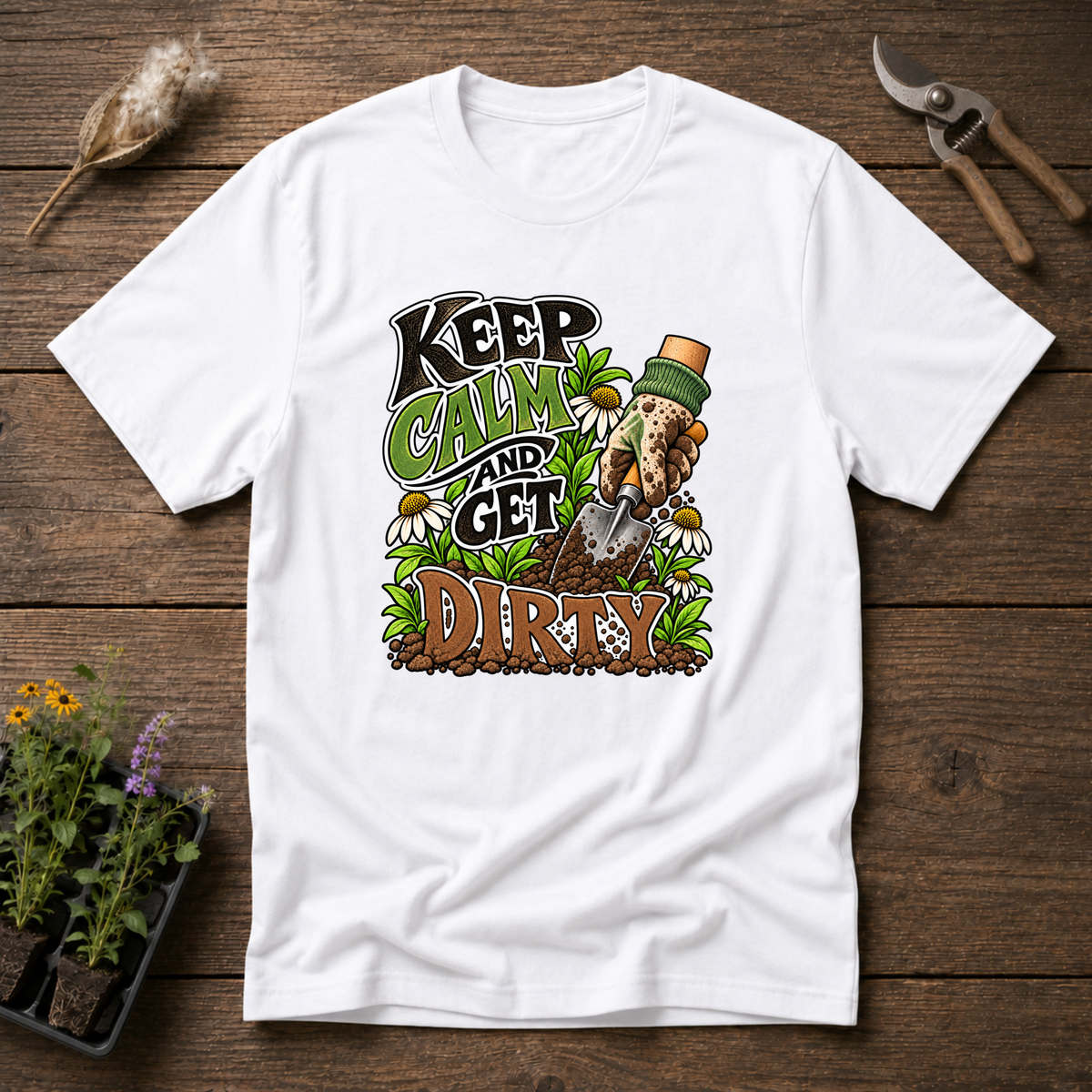 Get Dirty T-Shirt in White