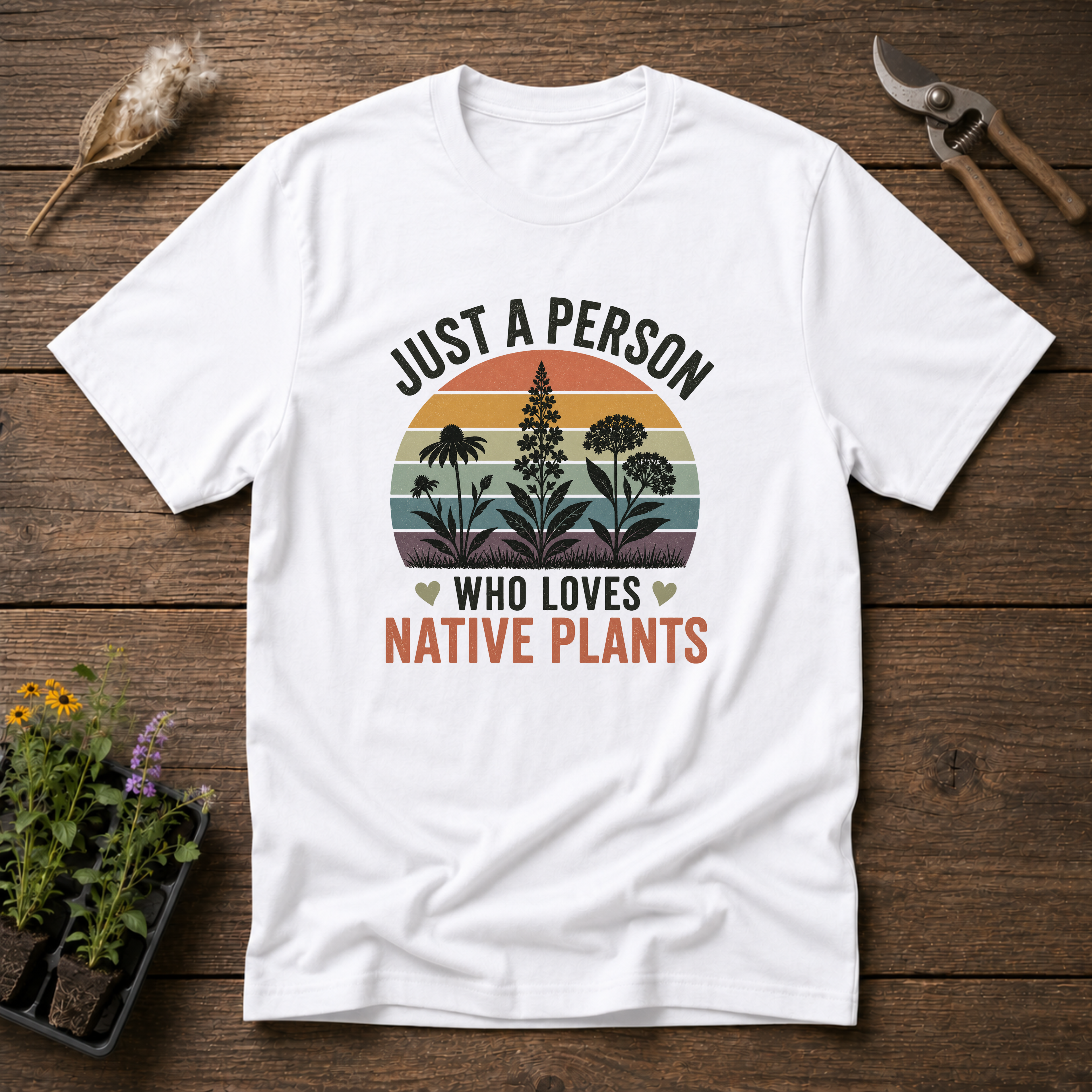Just a Person Who Loves Native Plants T-Shirt