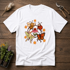 Dancing Pollinators T-Shirt in White