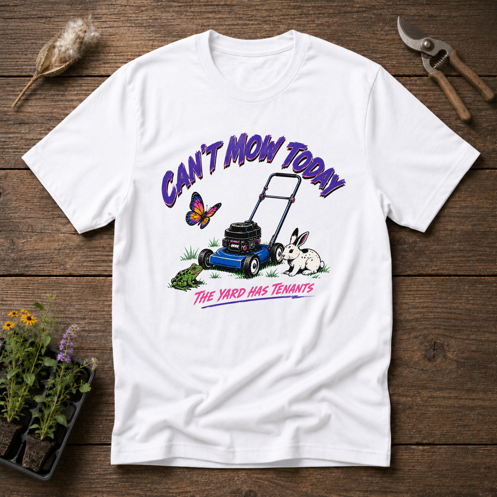 Can't Mow Today T-Shirt