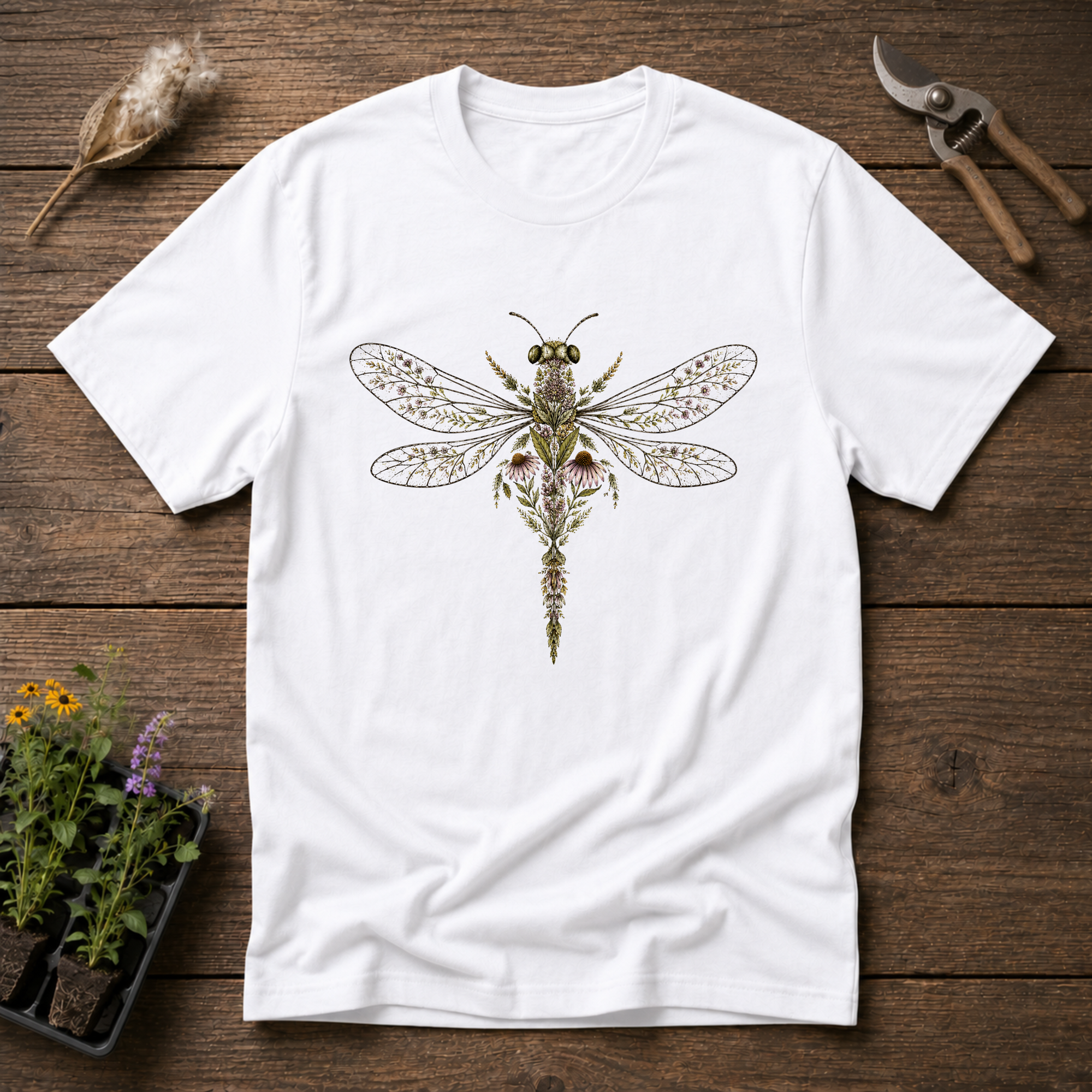 Botanical Dragonfly T-Shirt