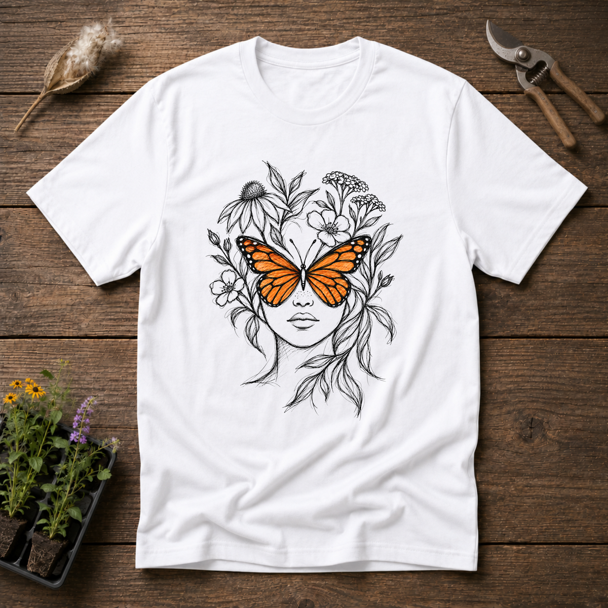 Monarch Garden Muse T-Shirt