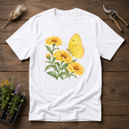 Cloudless Sulphur Zinnias T-Shirt