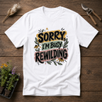 Busy Rewilding T-Shirt in White