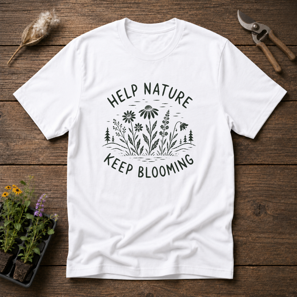 Help Nature Keep Blooming T-Shirt