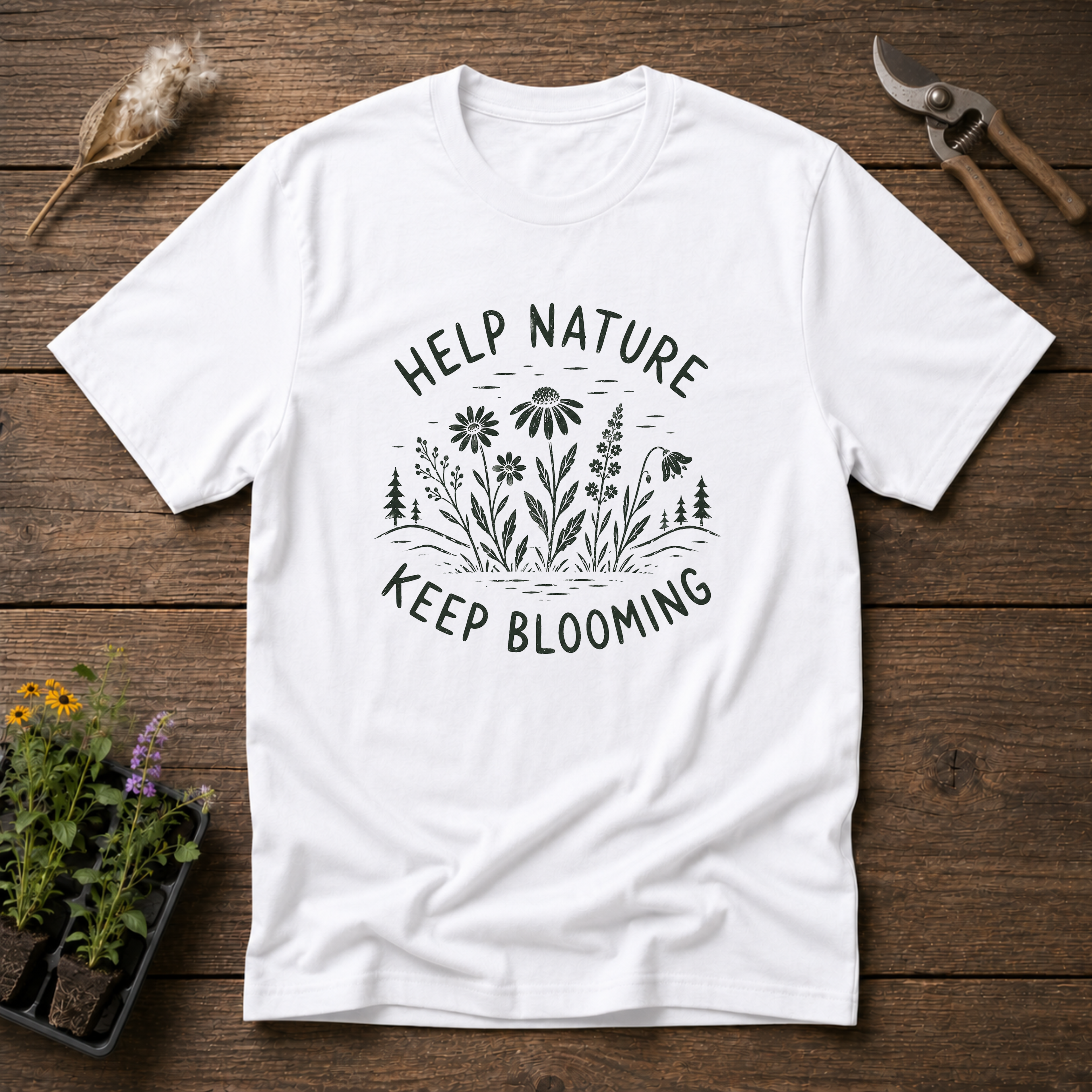 Help Nature Keep Blooming T-Shirt