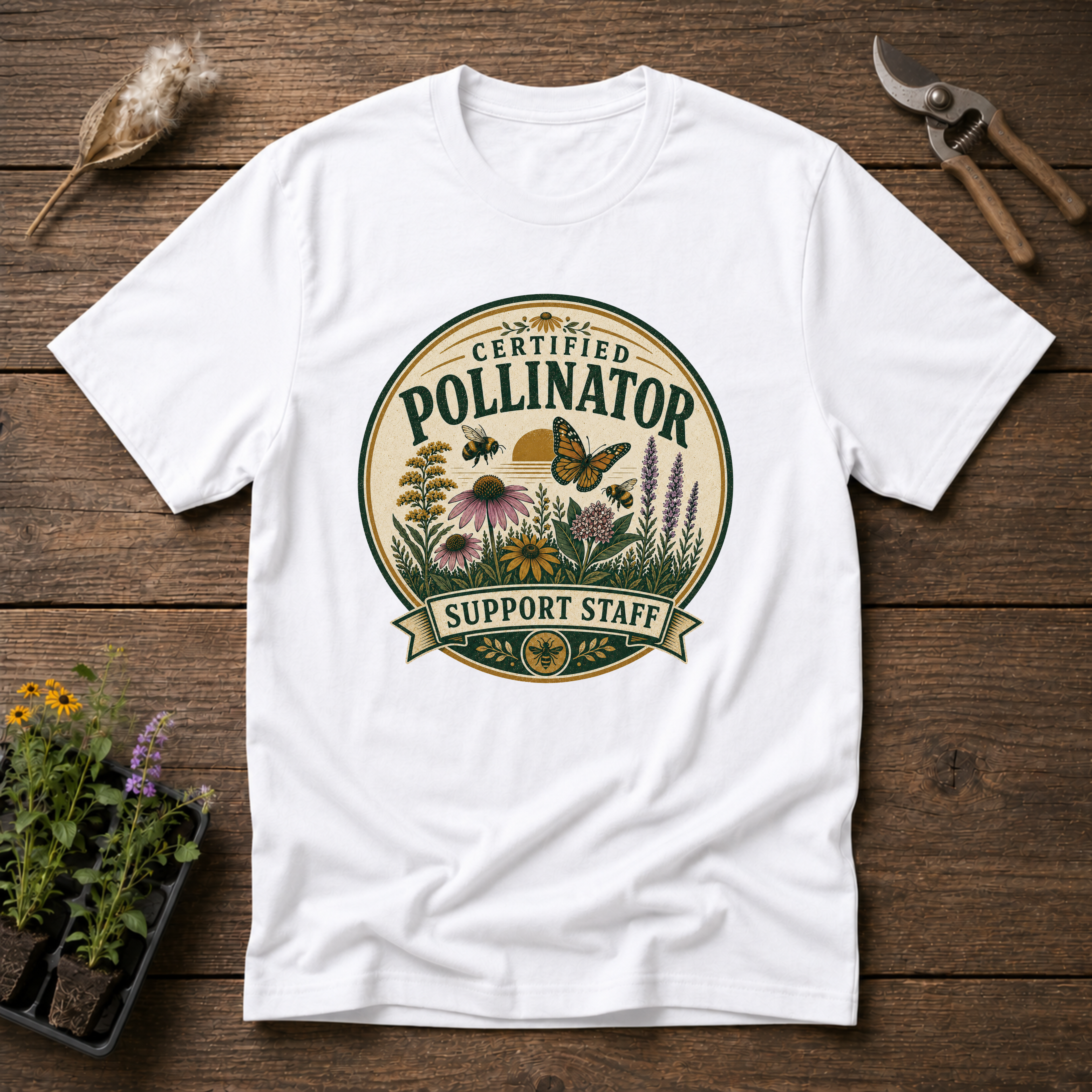 Certified Pollinator Support Staff T-Shirt