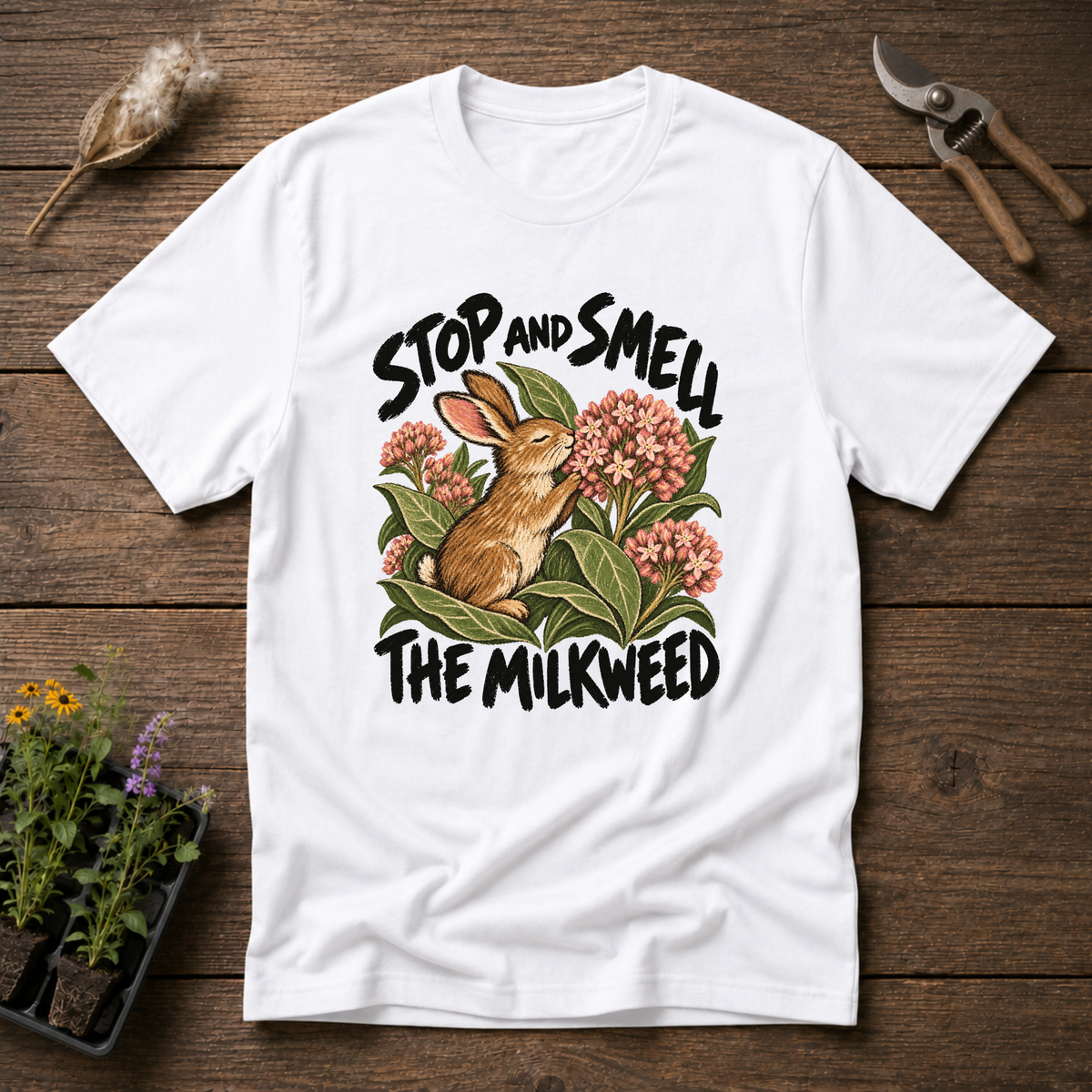 Smell The Milkweed T-Shirt