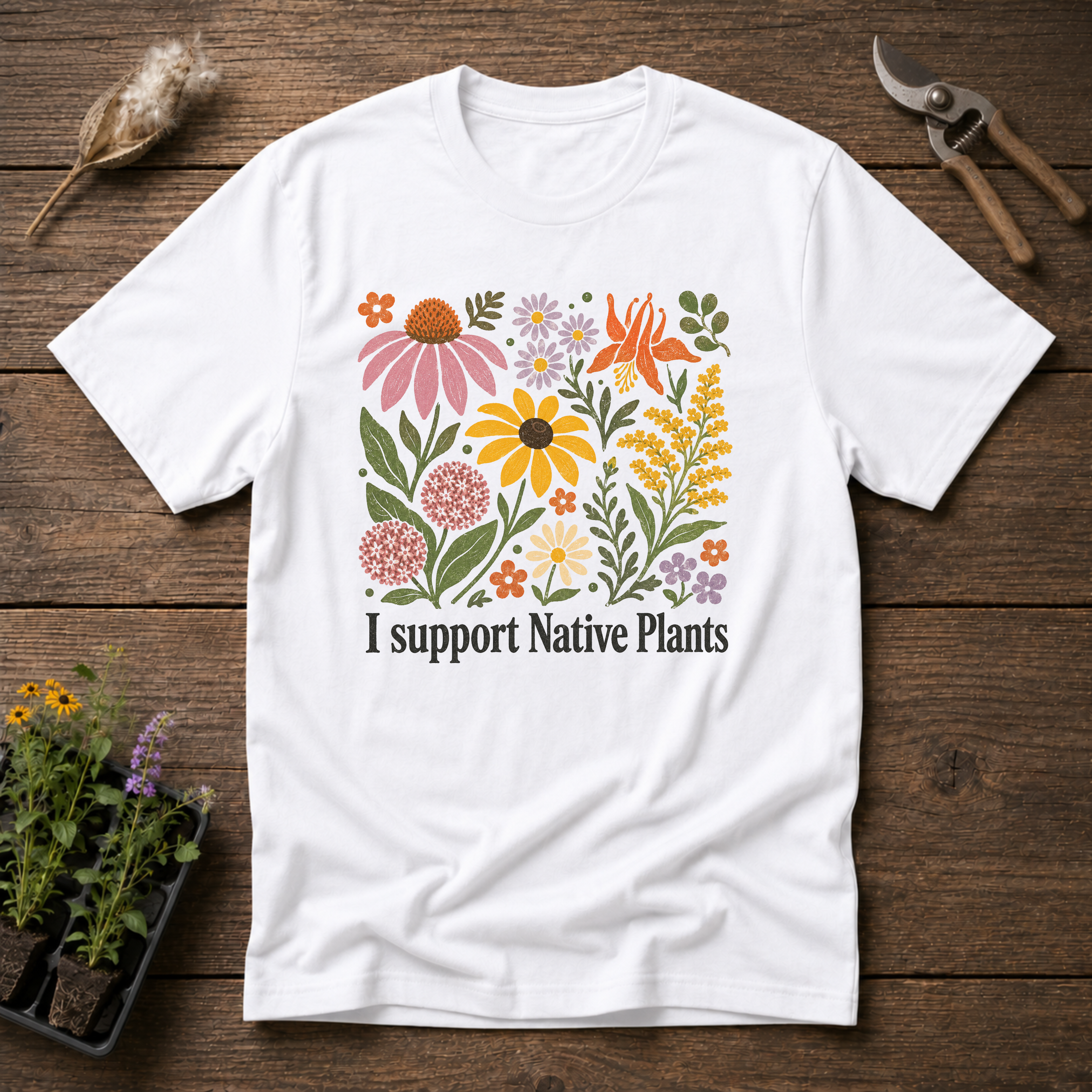 I Support Native Plants T-Shirt