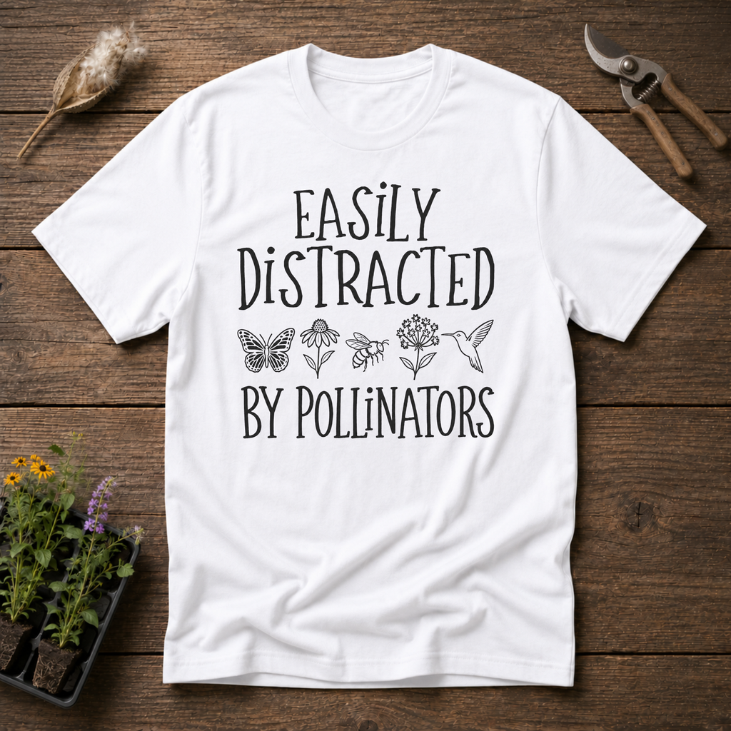 Easily Distracted By Polinators T-Shirt