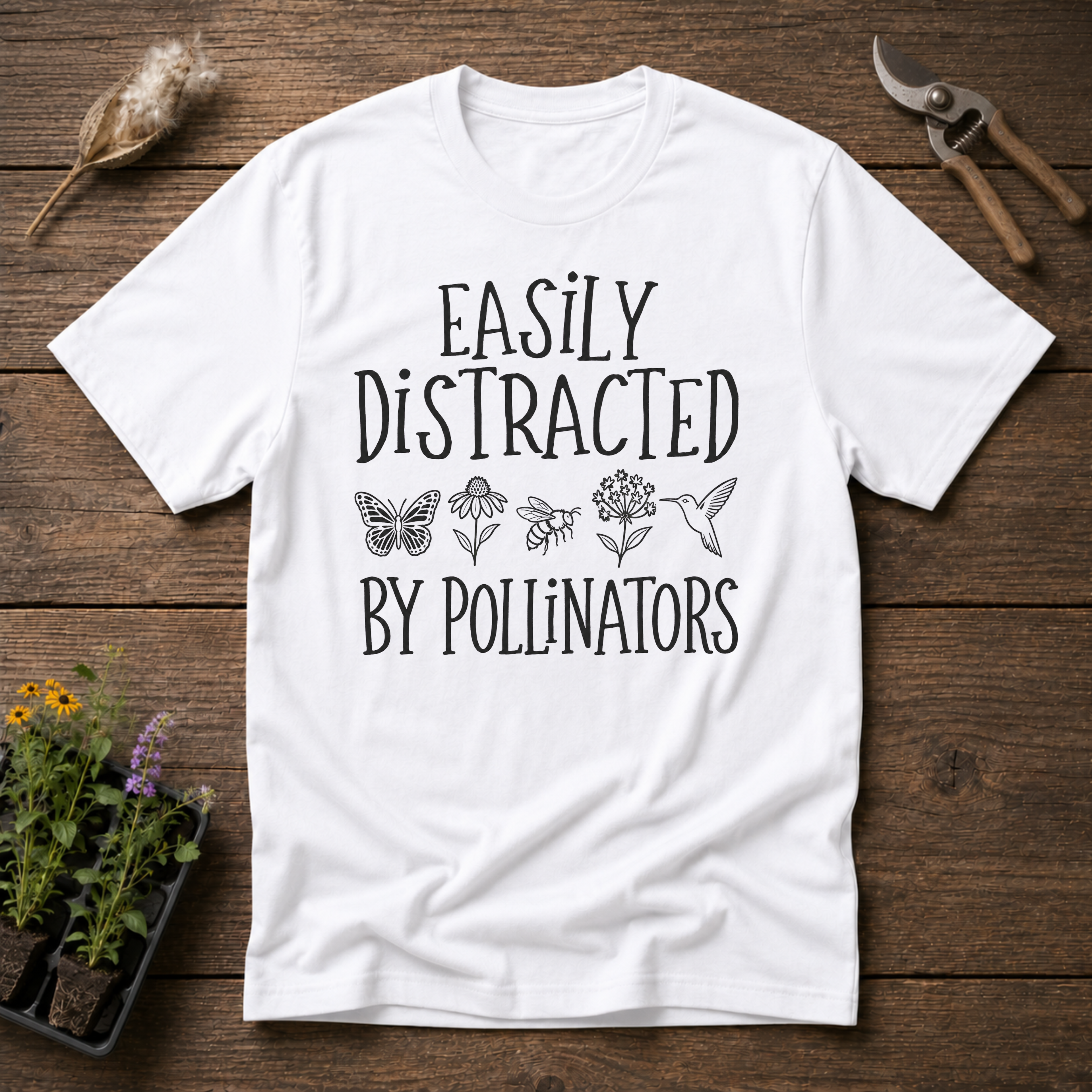 Easily Distracted By Polinators T-Shirt