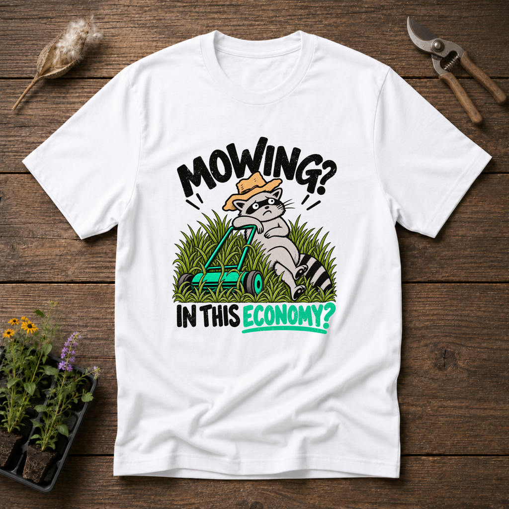 Mowing Economy T-Shirt in White