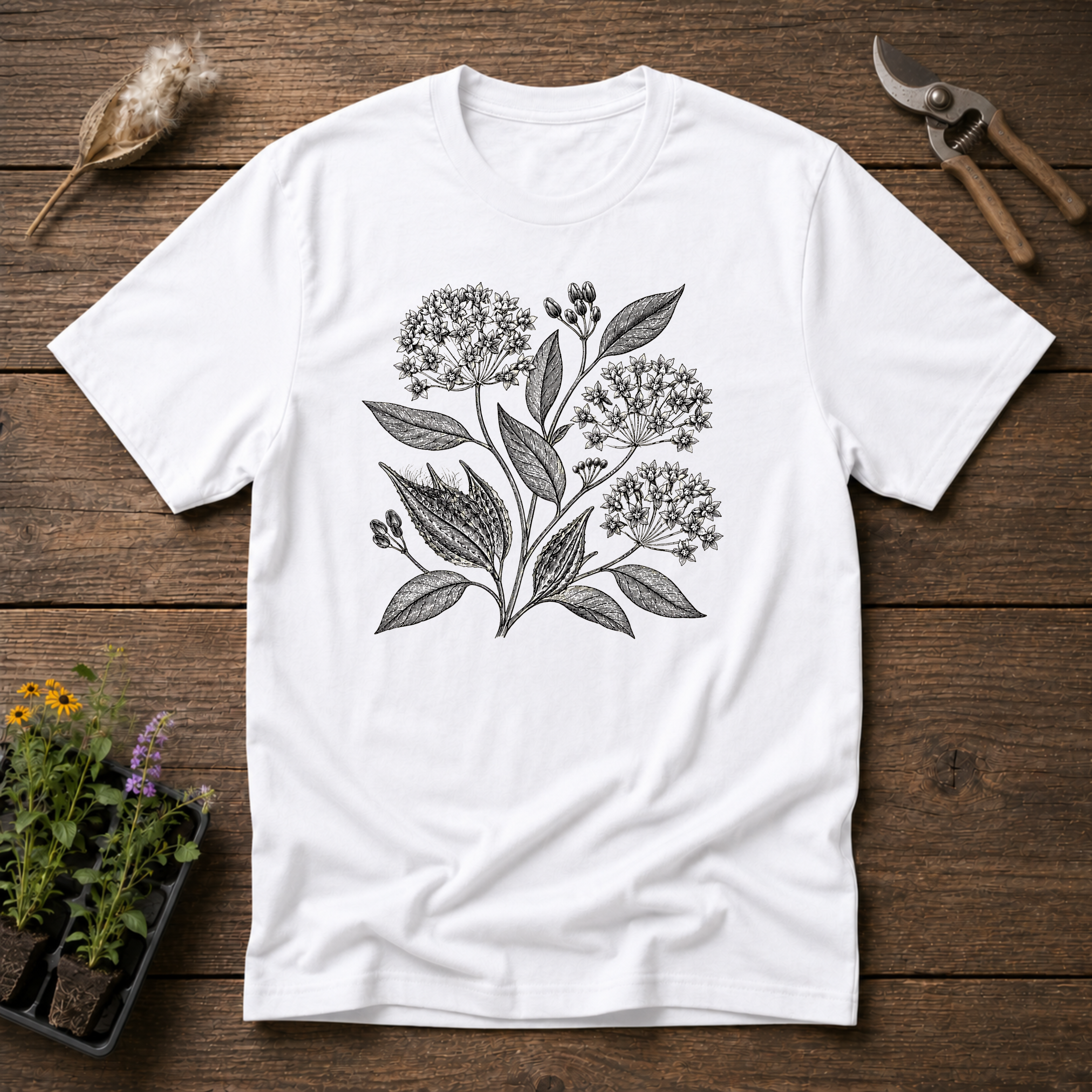 Snowy Milkweed T-Shirt