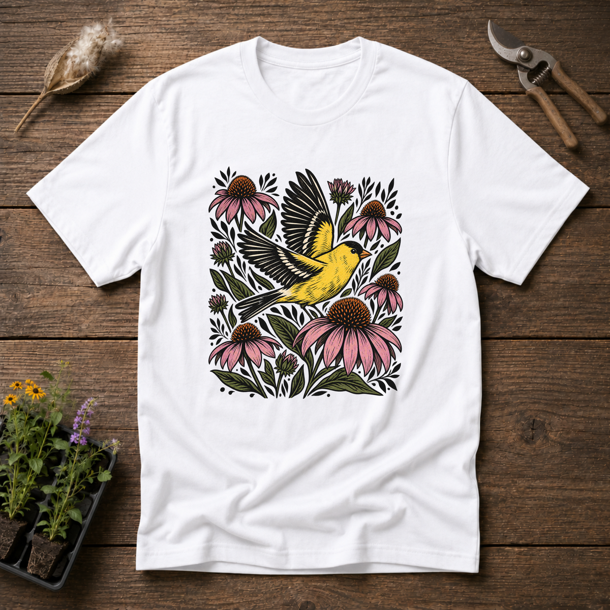 Goldfinch Meadow T-Shirt