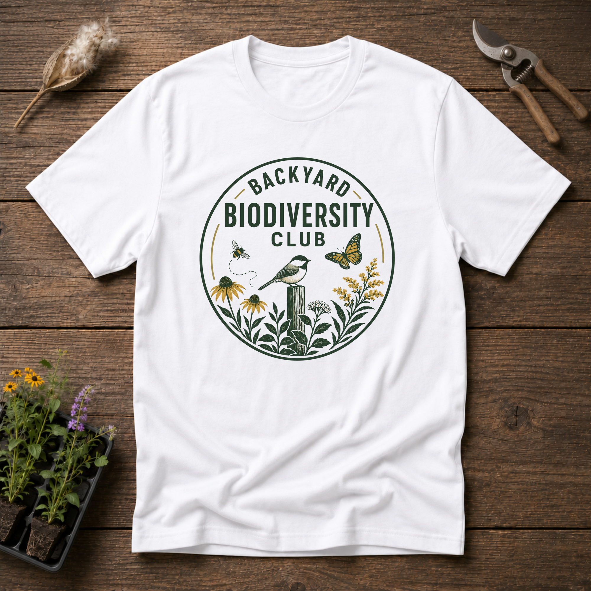 Backyard Biodiversity Club T-Shirt