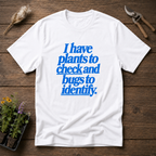 Plants To Check T-Shirt in White