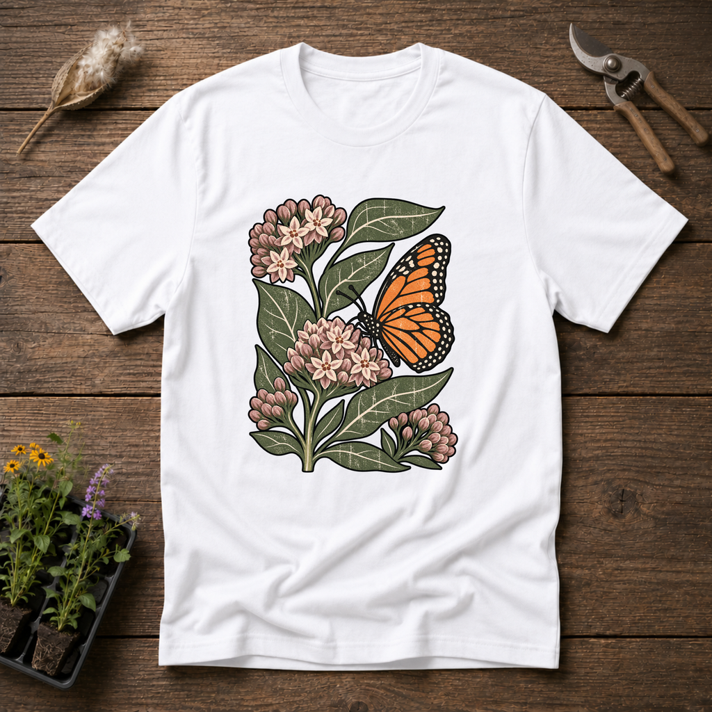 Monarch Milkweed Blooms T-Shirt