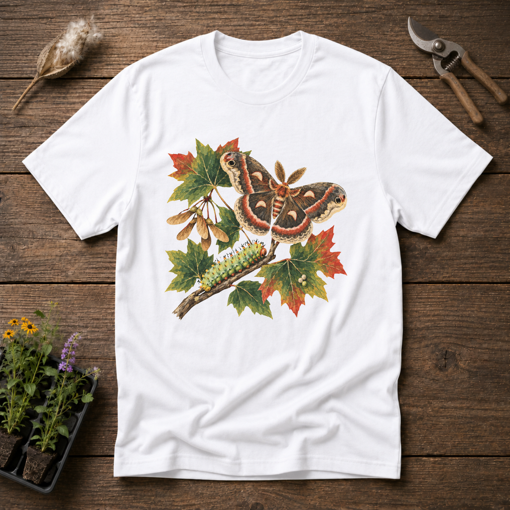 Cecropia Moth Maple T-Shirt