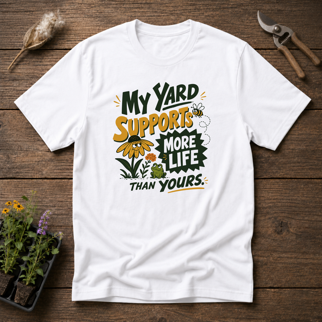 My Yard Supports More Life Than Yours T-Shirt