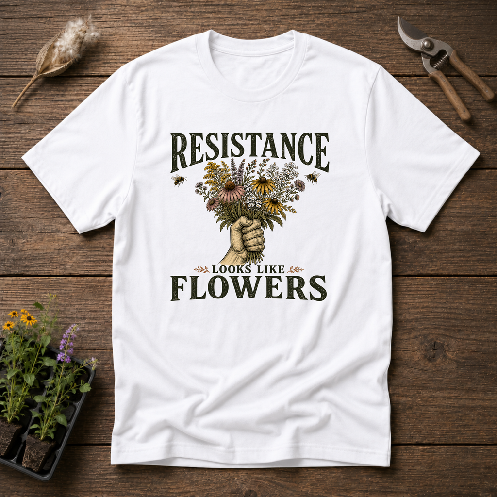 Resistance Looks Like Flowers T-Shirt