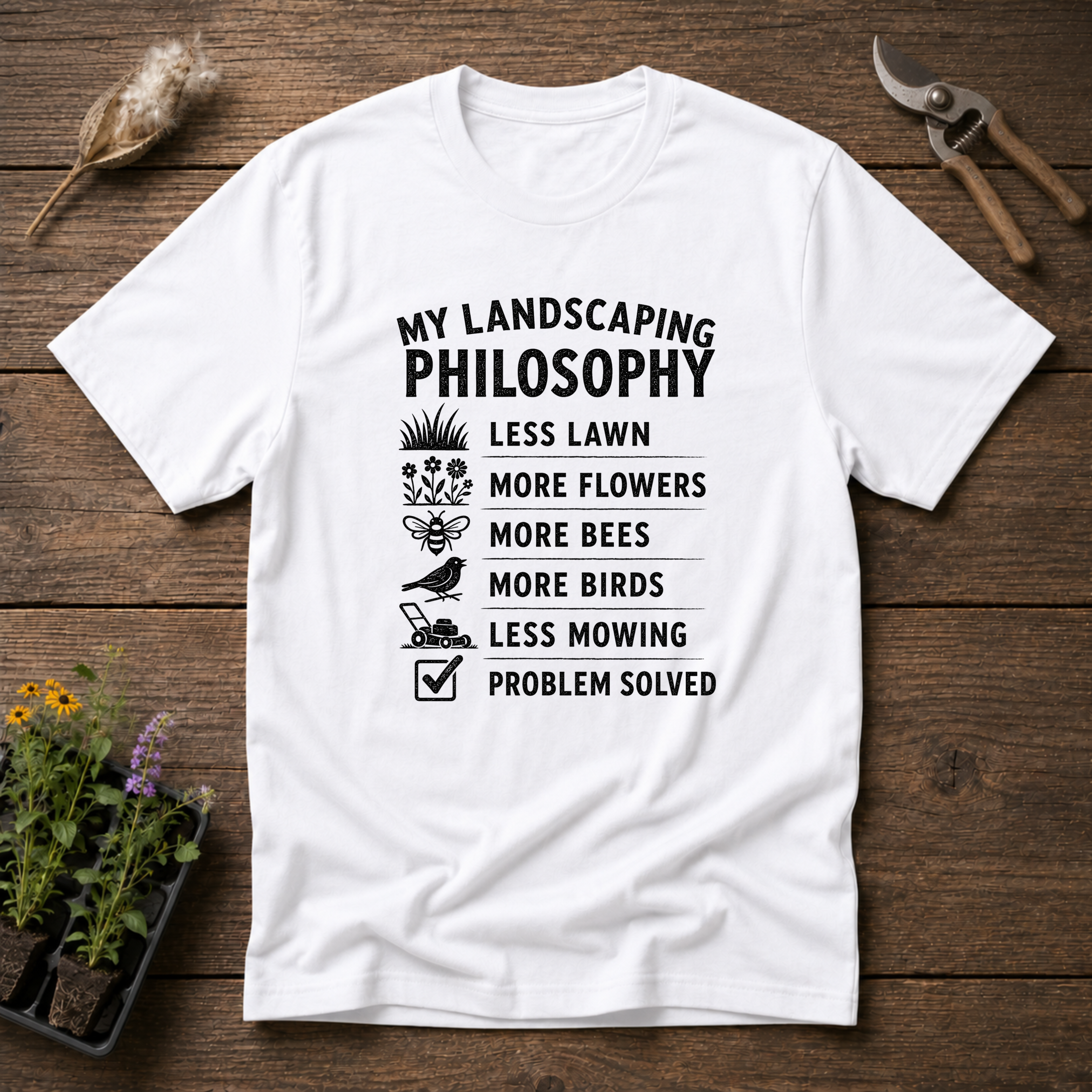 My Landscaping Is My Philosophy T-Shirt