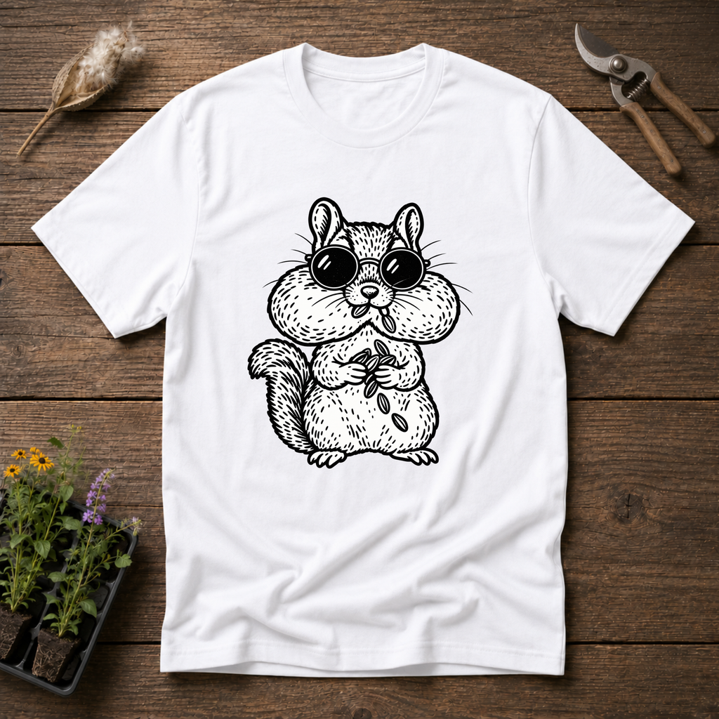 Cheeky Seed Bandit T-Shirt in White