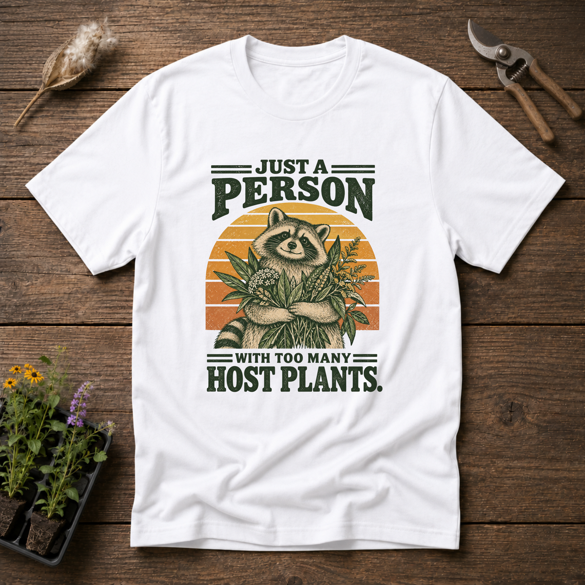 Host Plant Hoarder T-Shirt in White